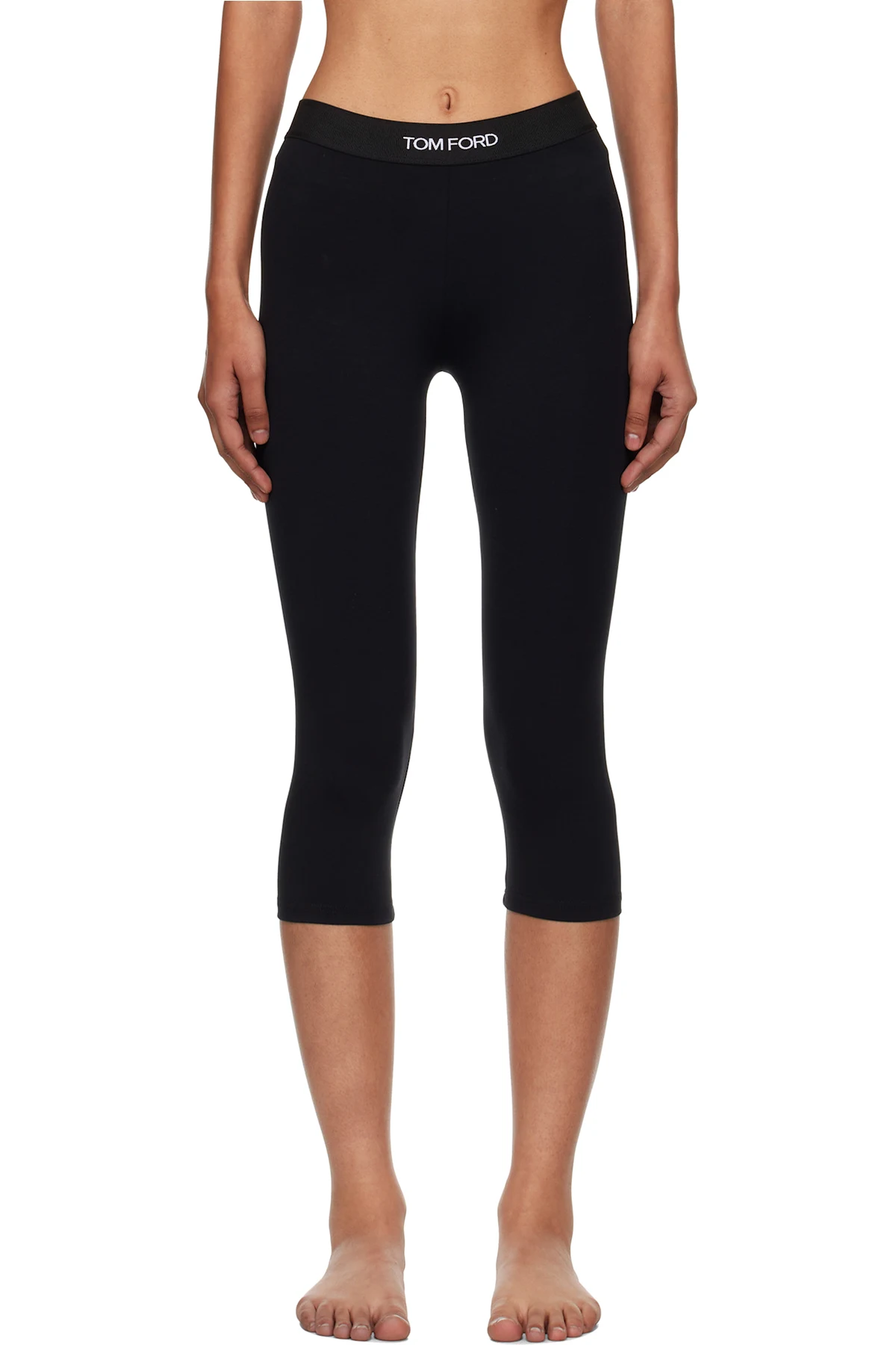 Black Modal Yoga Leggings
