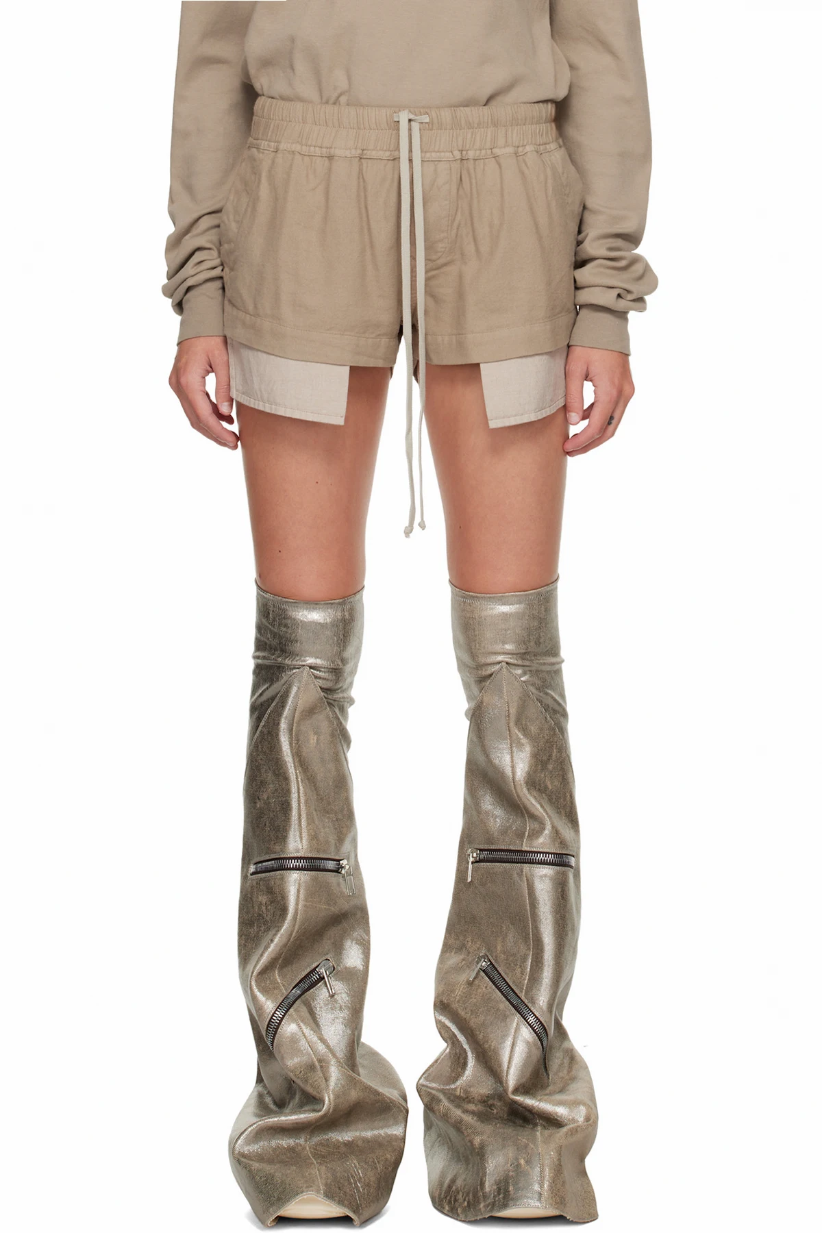 Taupe Concordians Fog Boxers Shorts