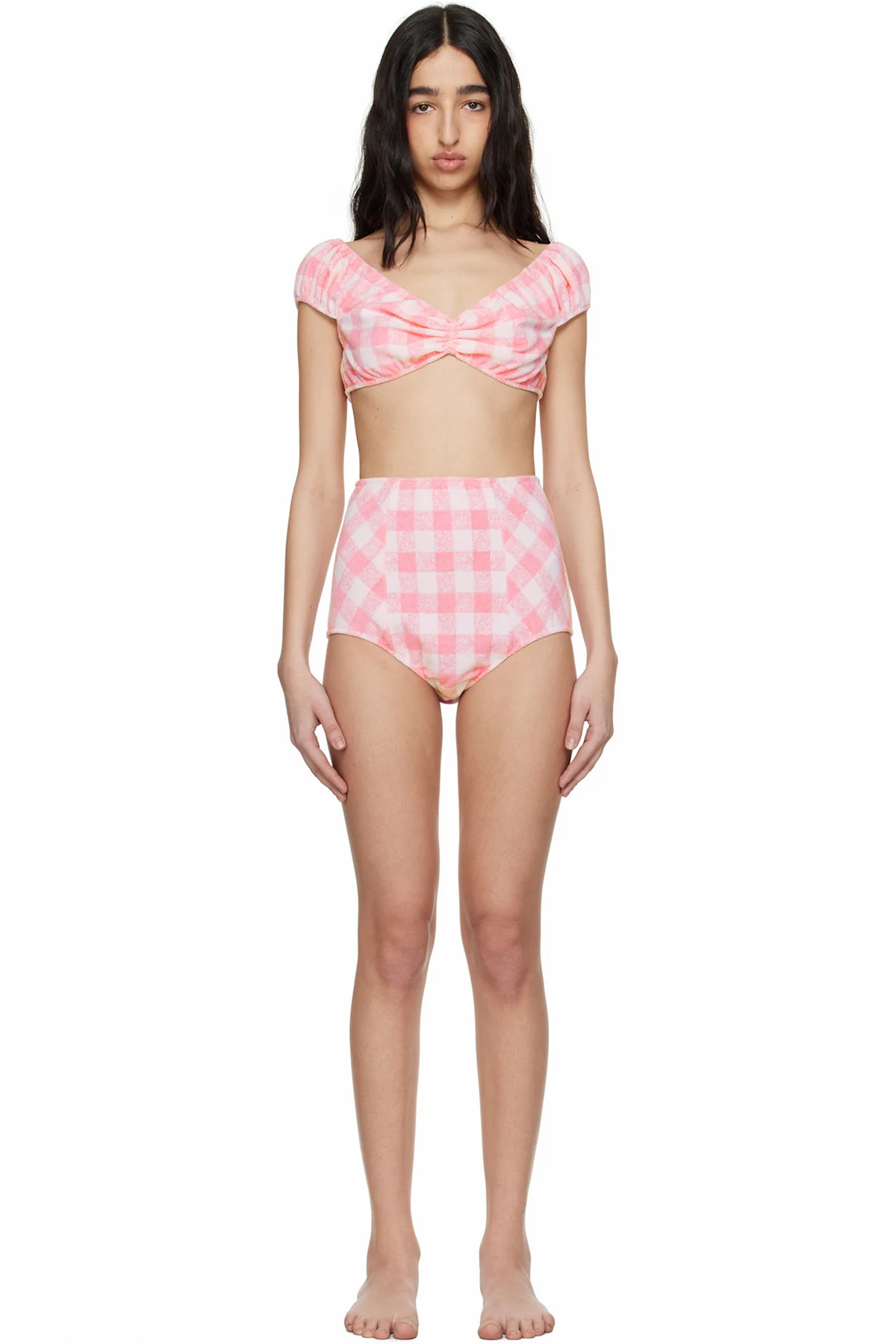 Pink High Waisted Bikini