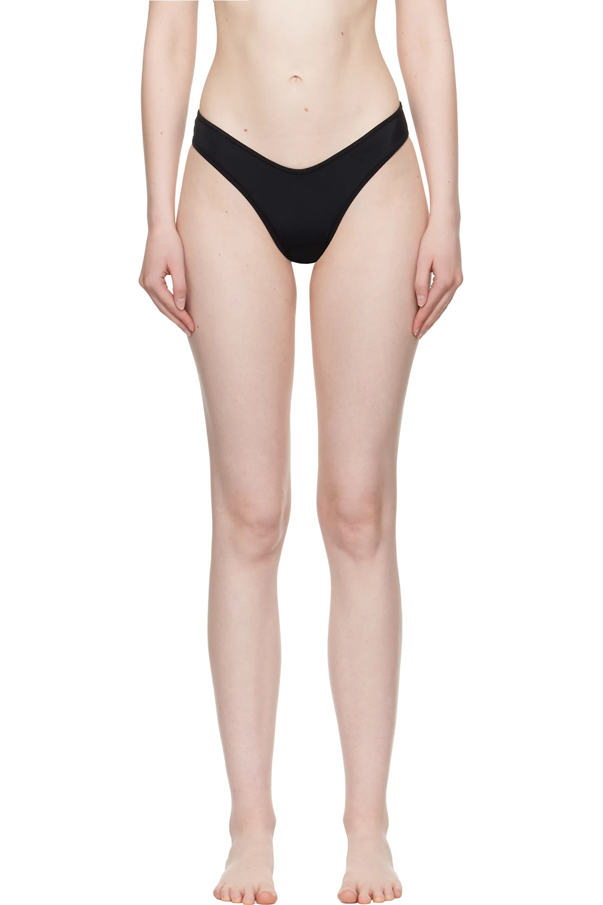 Black Calla Bikini Bottom