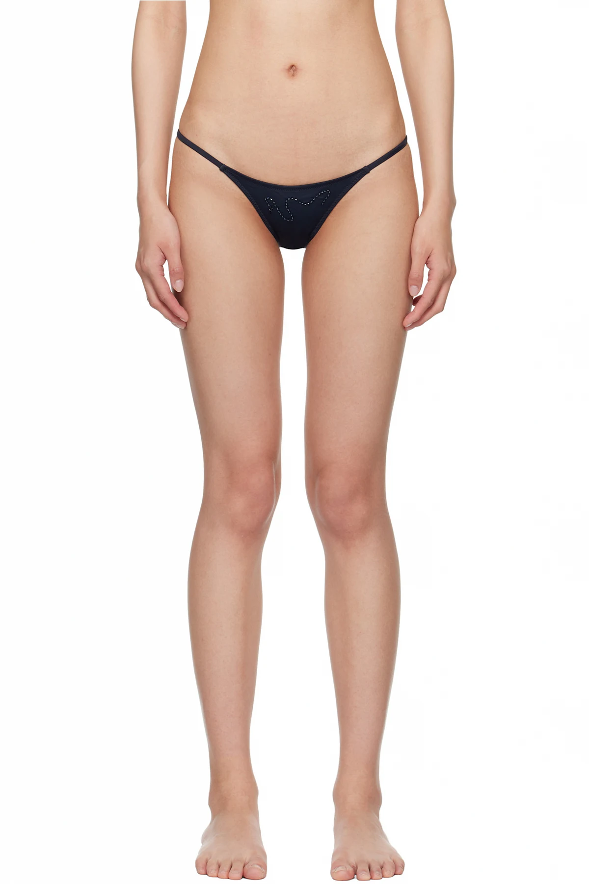 Navy Sharpie Bikini Bottom