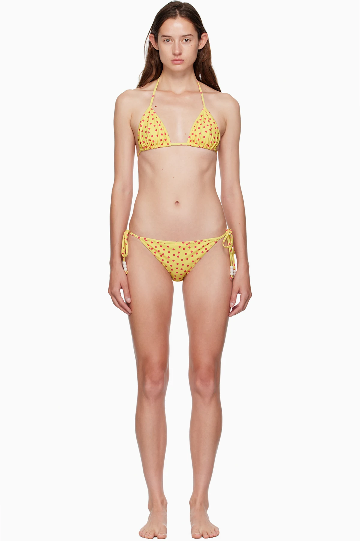 Yellow Daphne Dot Bikini