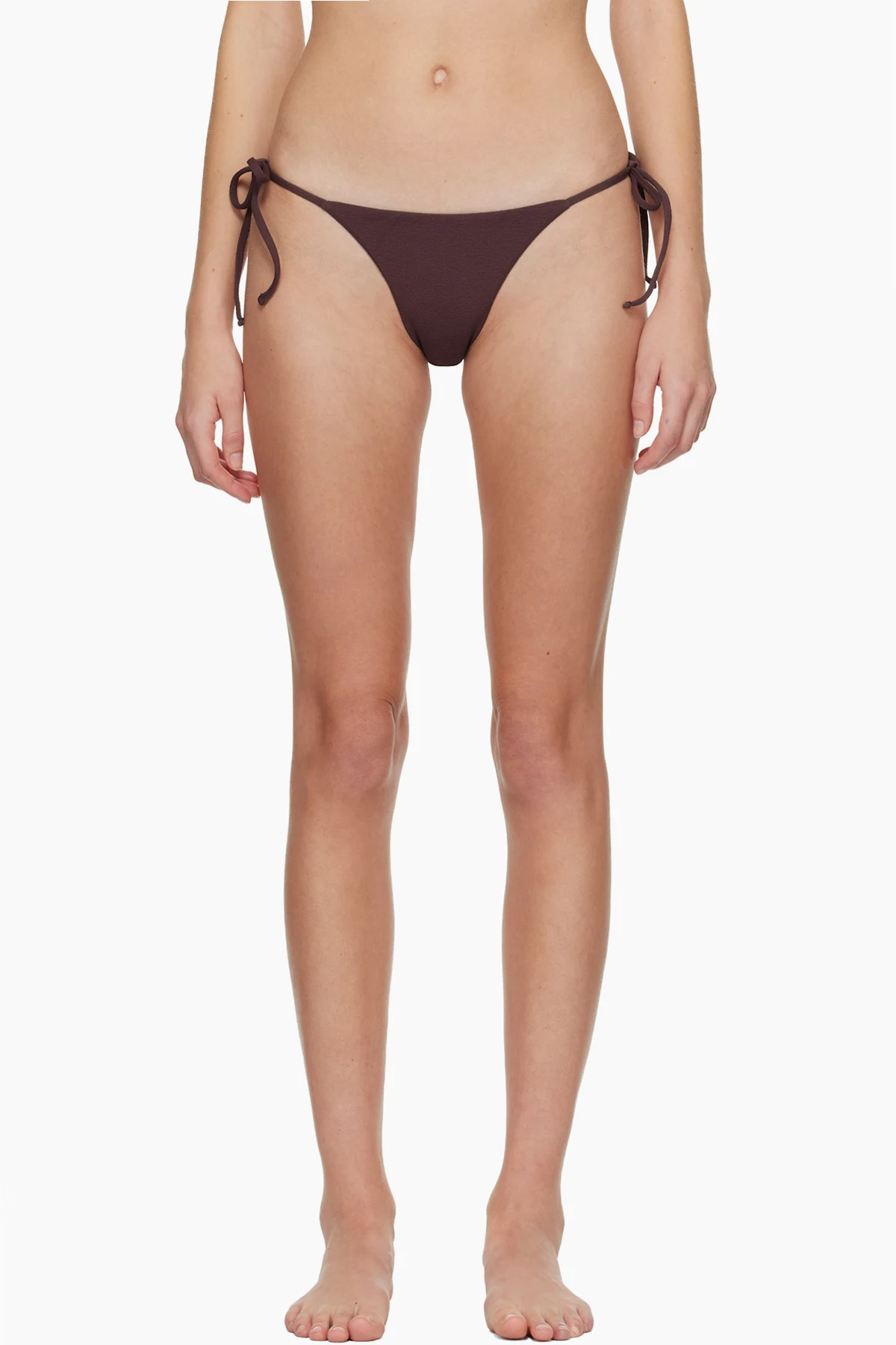 Burgundy String Bikini Bottom