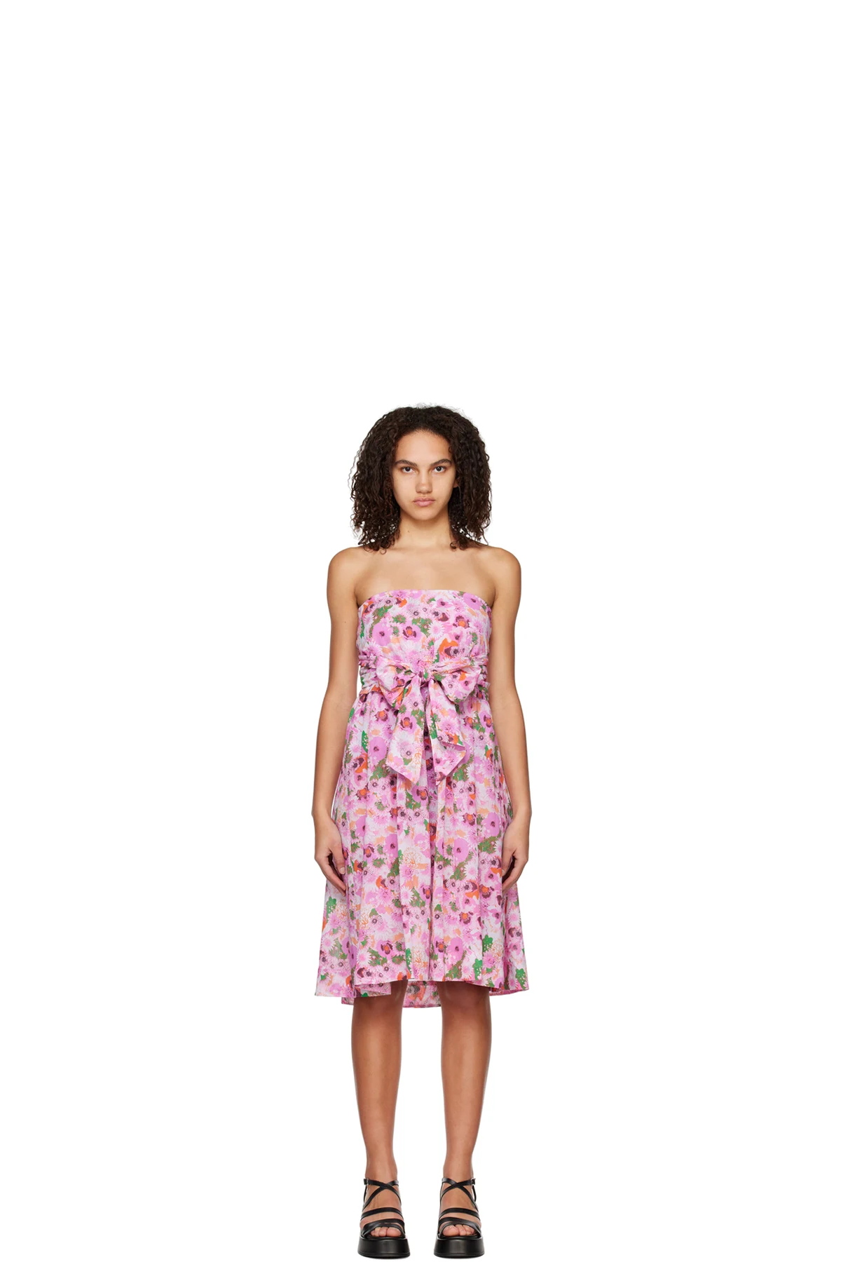 SSENSE Exclusive Pink Floral Cover Up