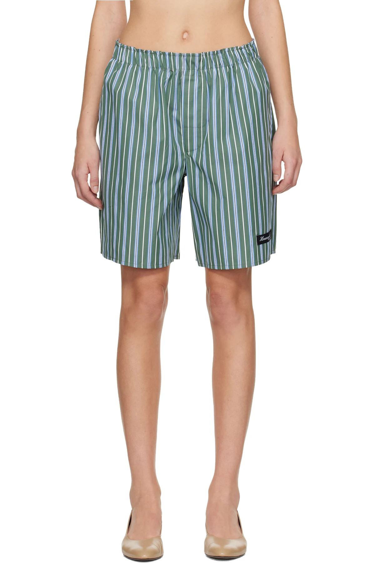 Green Long Boxer Shorts