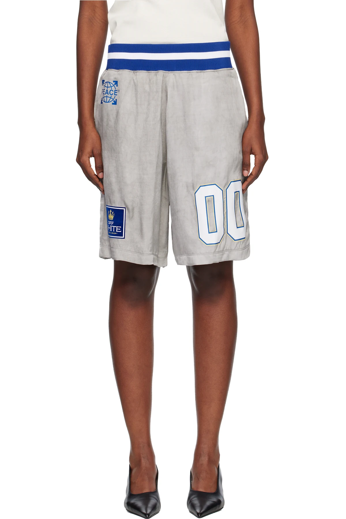 Gray Dyed Vi Sat 00 Loose Shorts