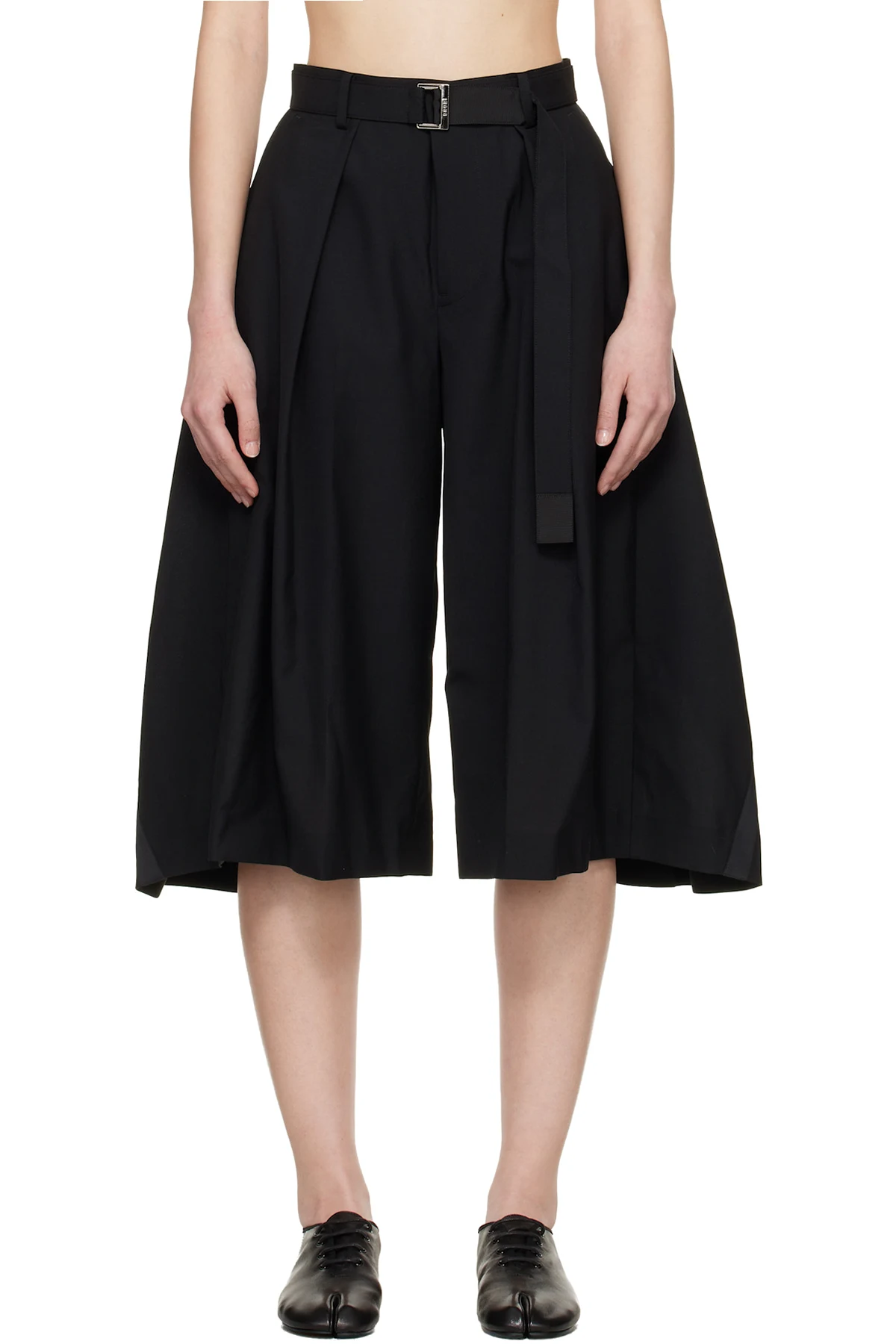 Black Suiting Shorts