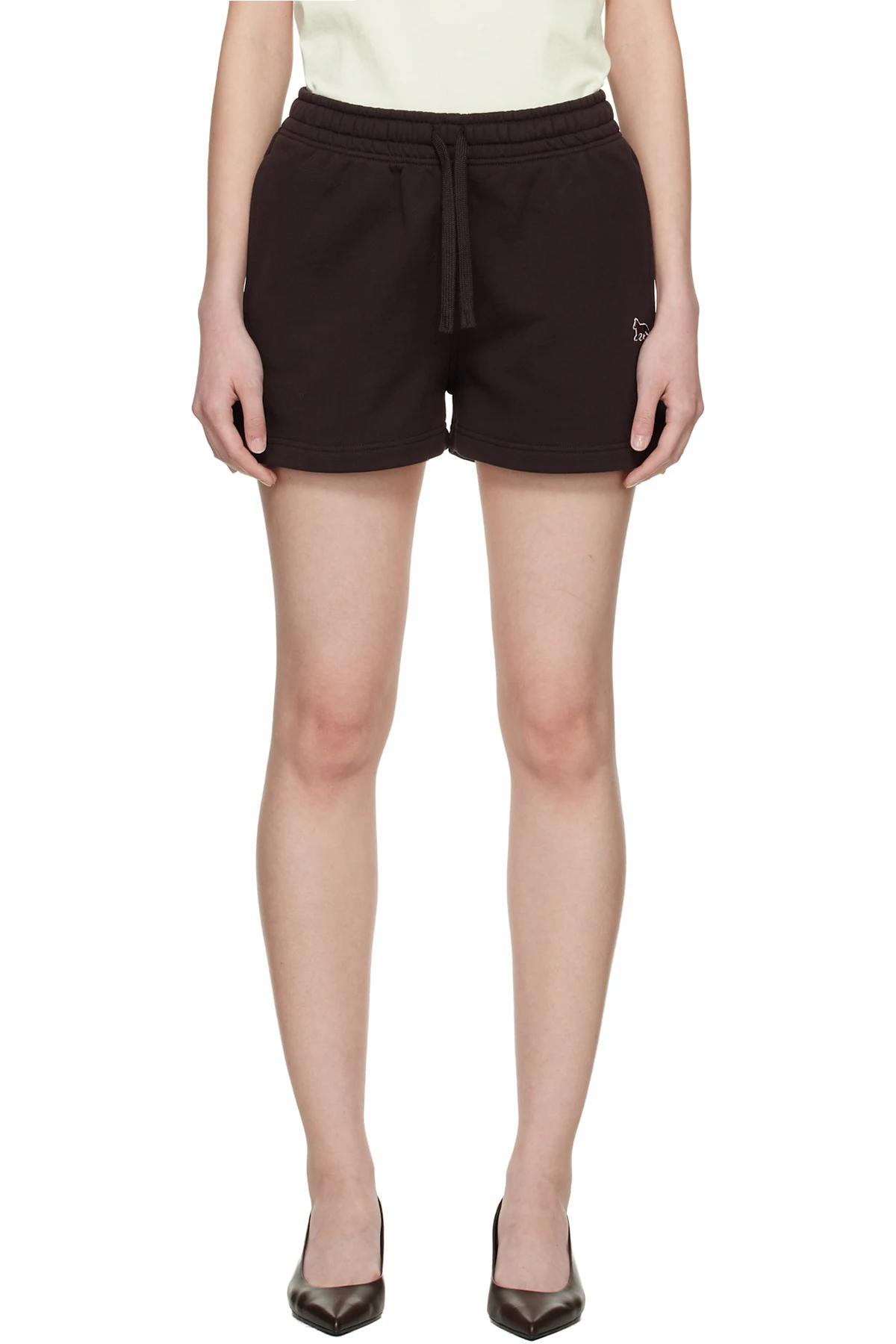 Brown Baby Fox Regular Jog Shorts