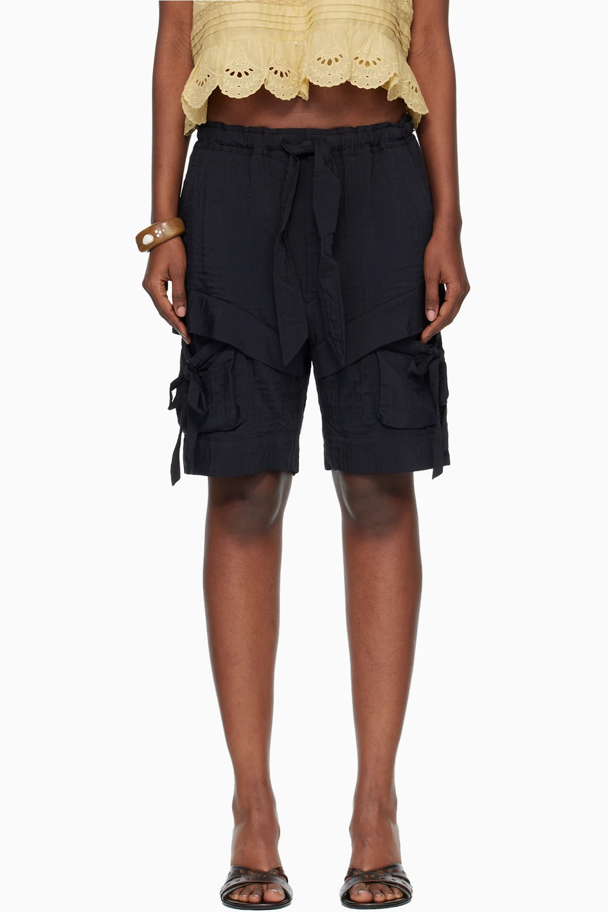 Black Bermia Shorts
