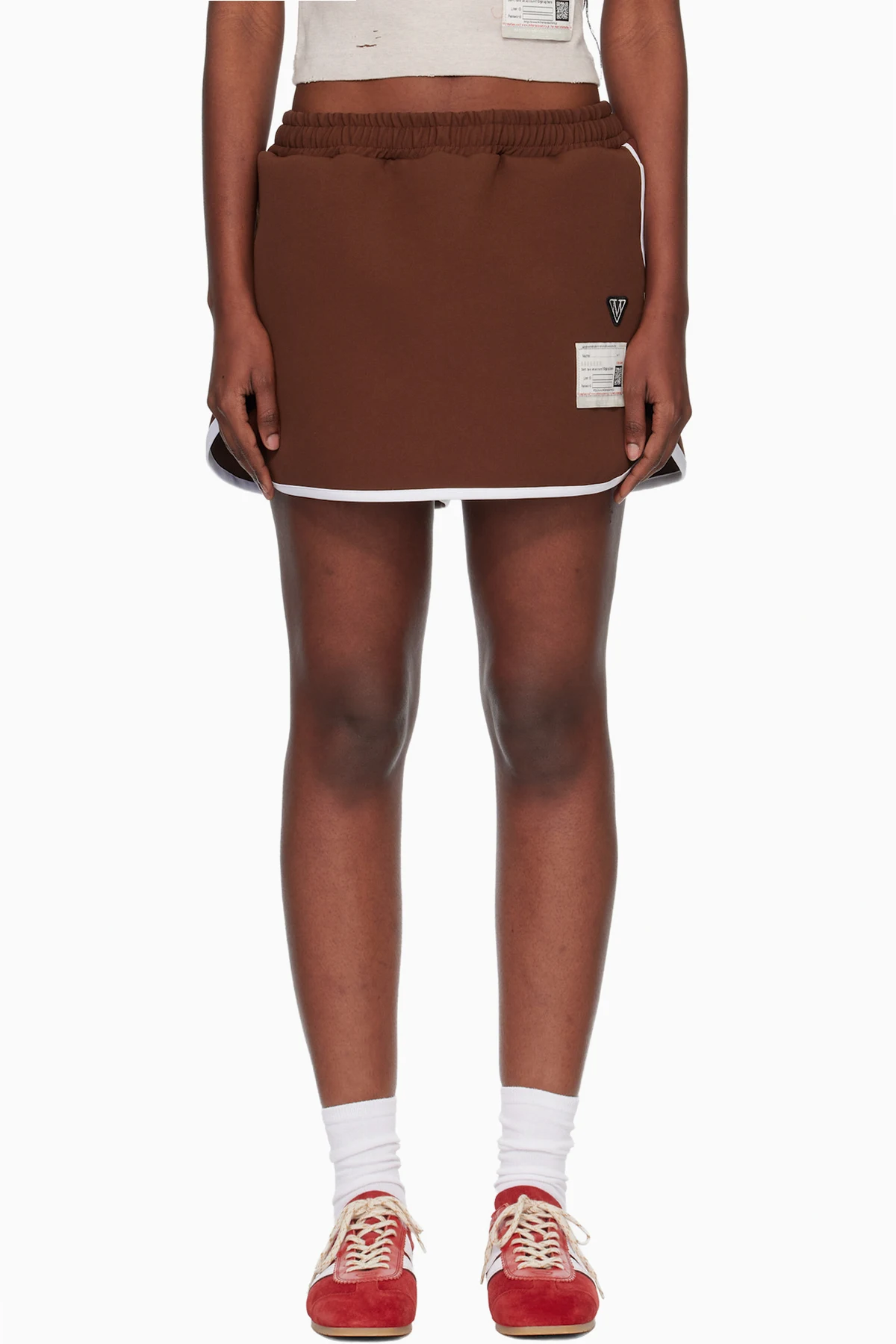 Brown Jogger Shorts