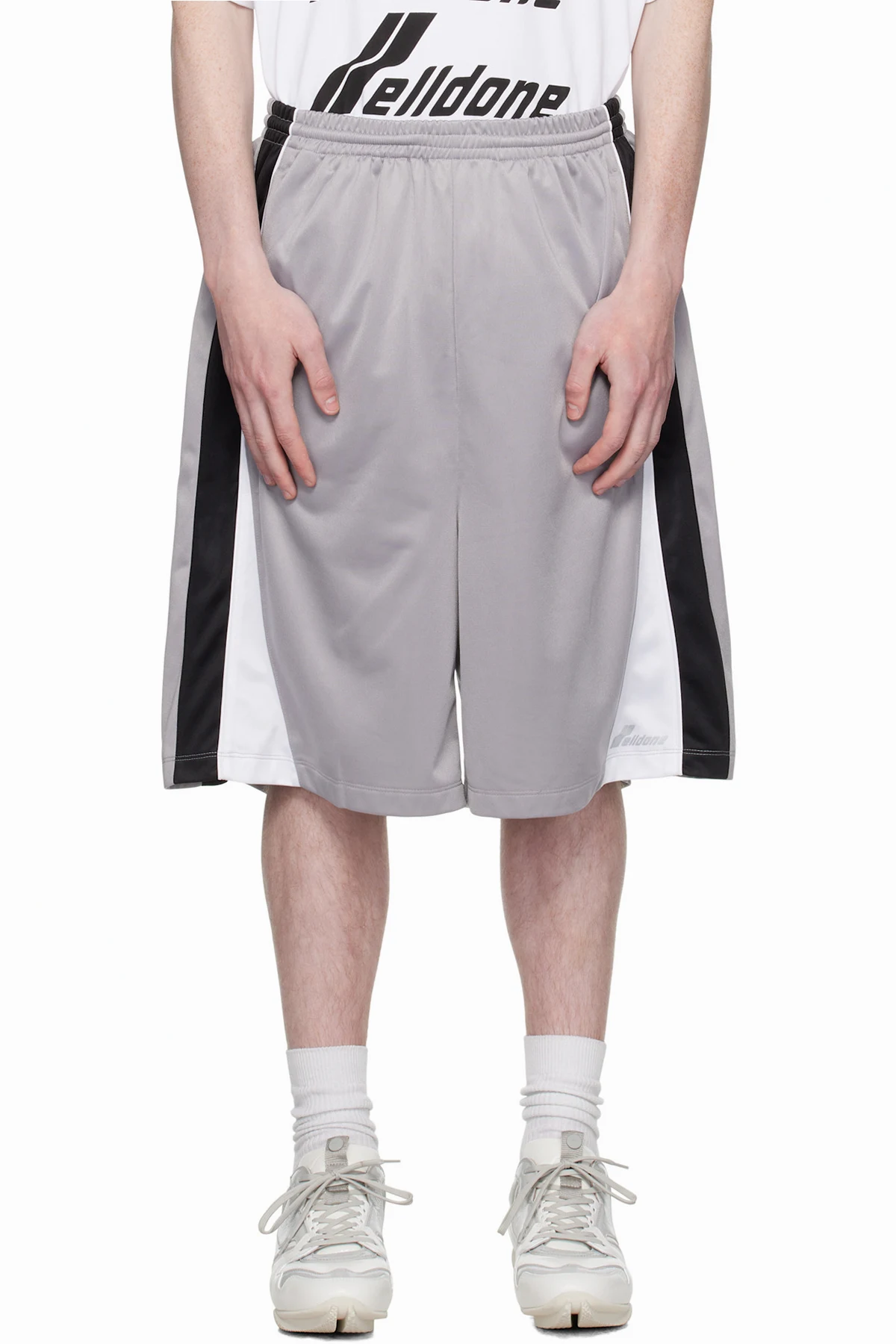 Gray Se11done Track Shorts