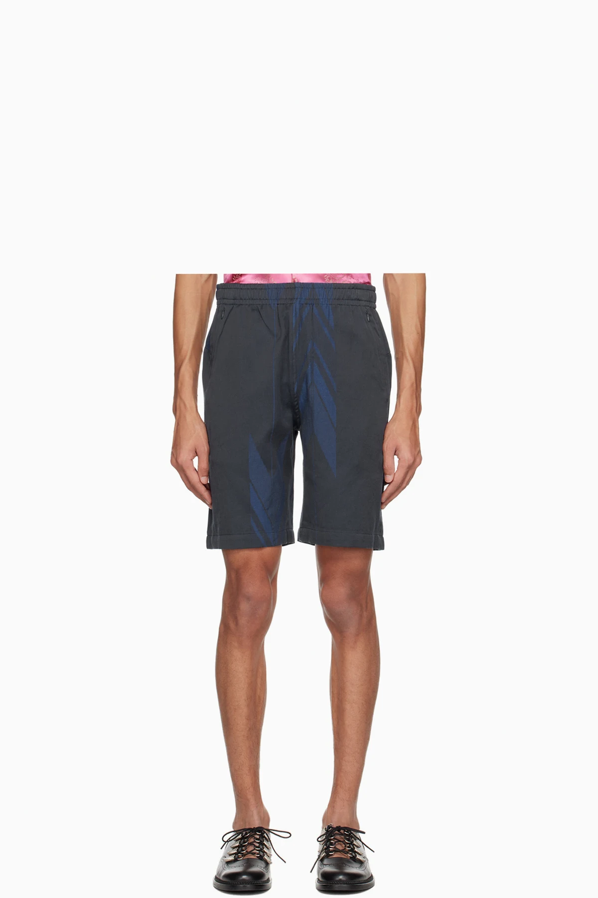 Gray Drawstring Shorts