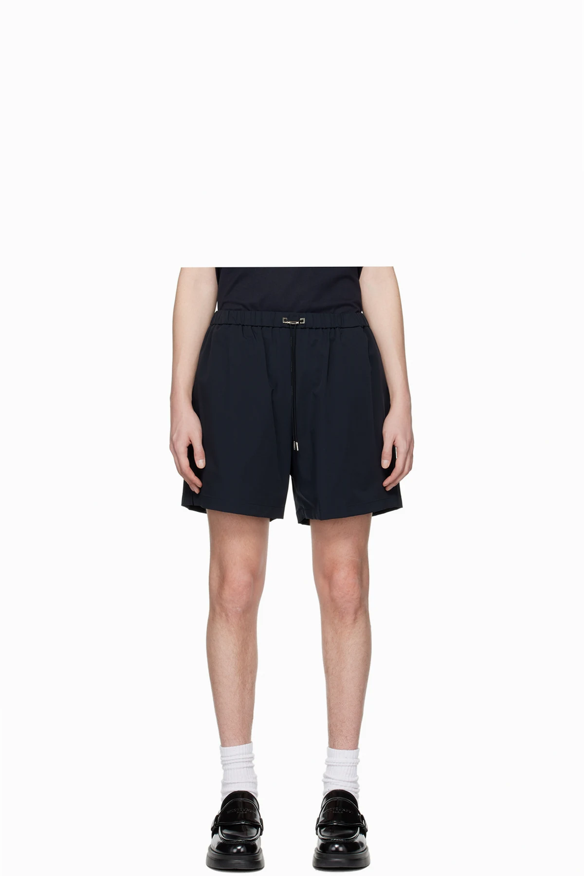 Navy Drawstring Shorts