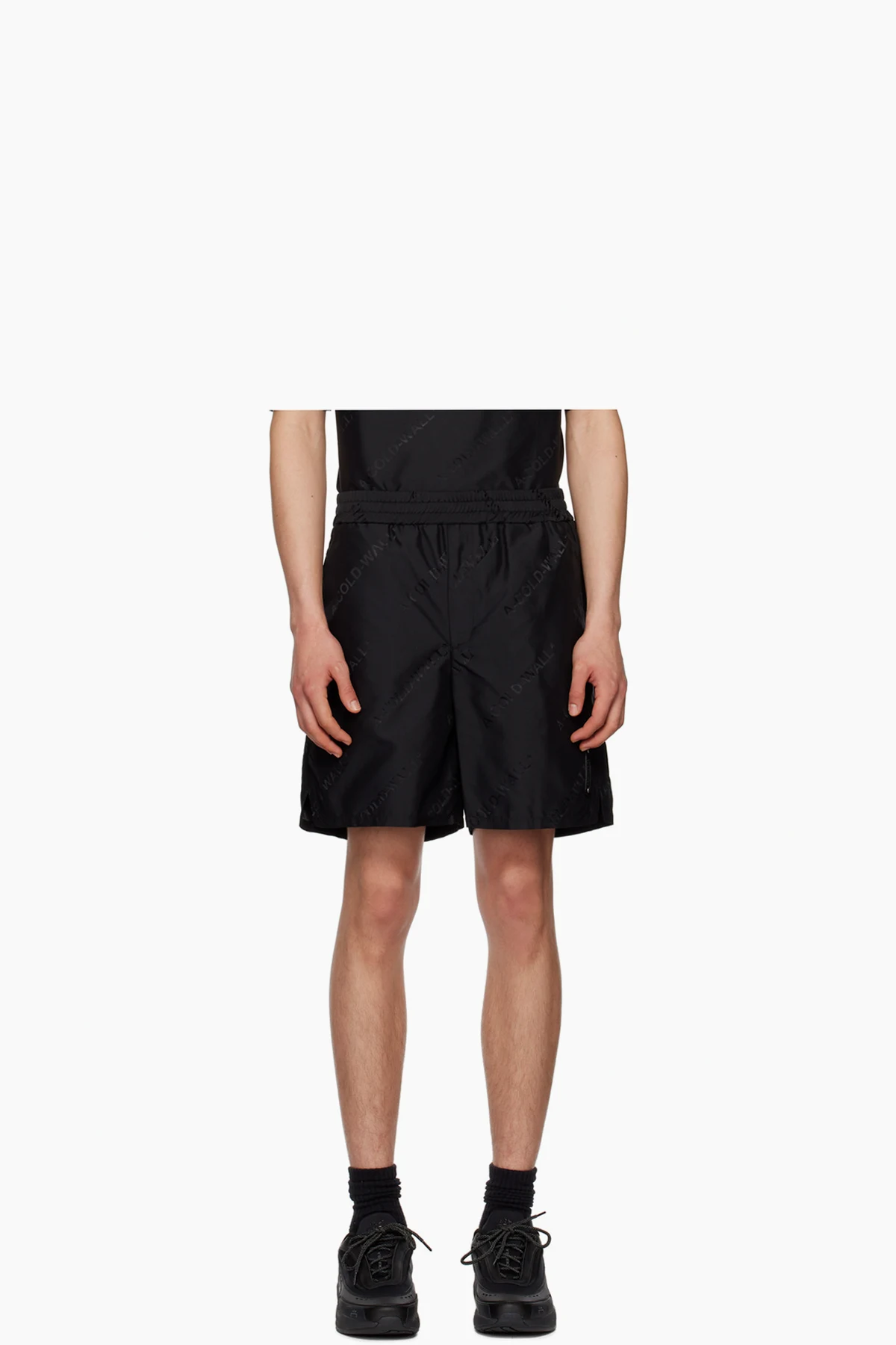 Black Three-Pocket Shorts