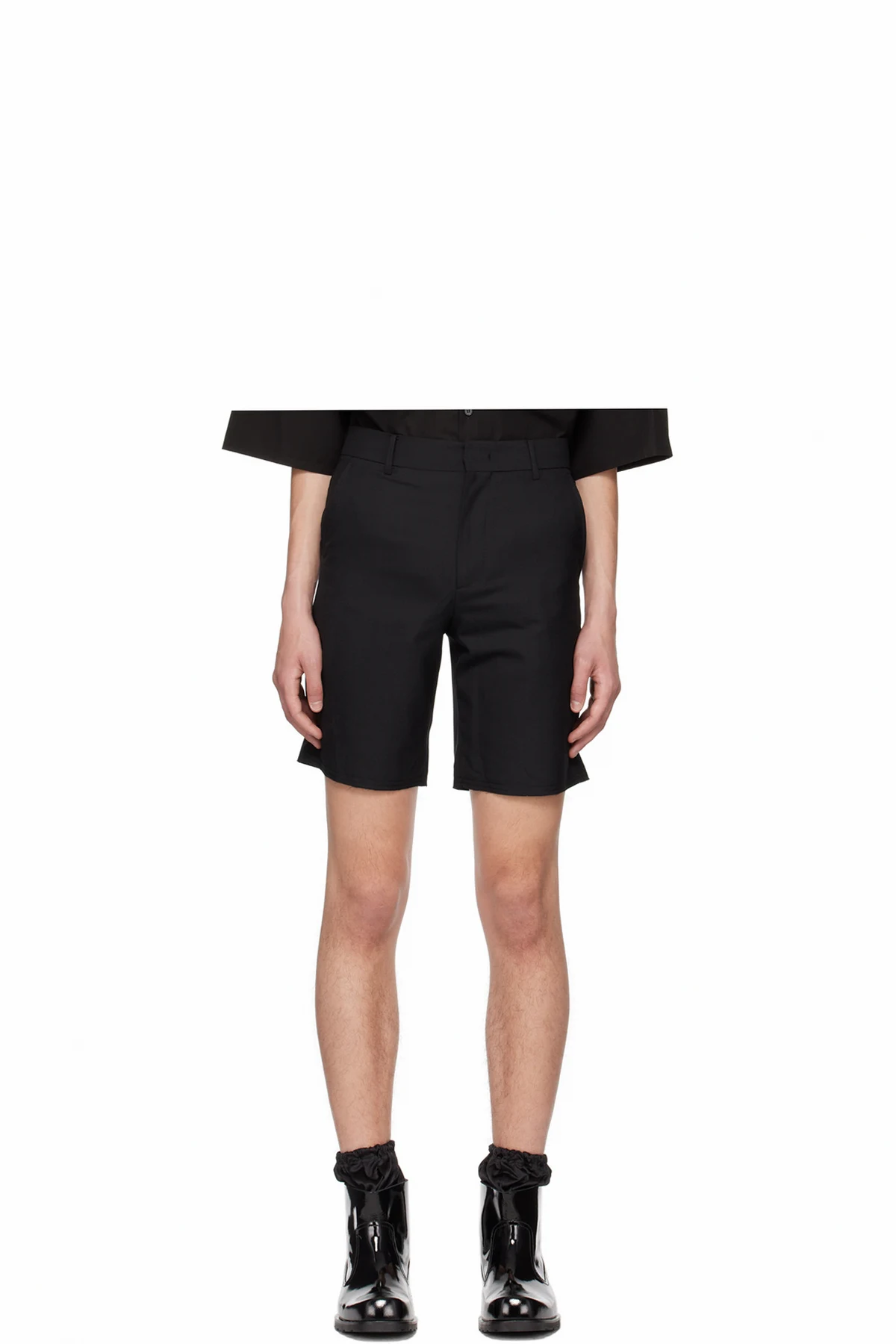 Black Basic Shorts