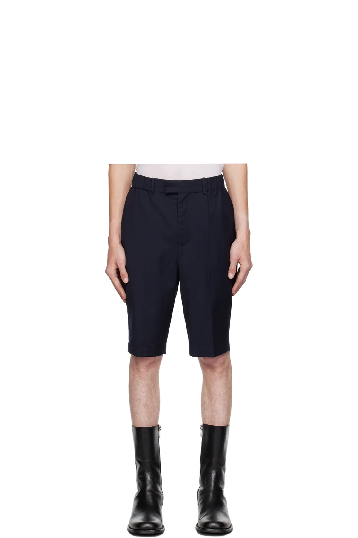 Navy Three-Pocket Shorts
