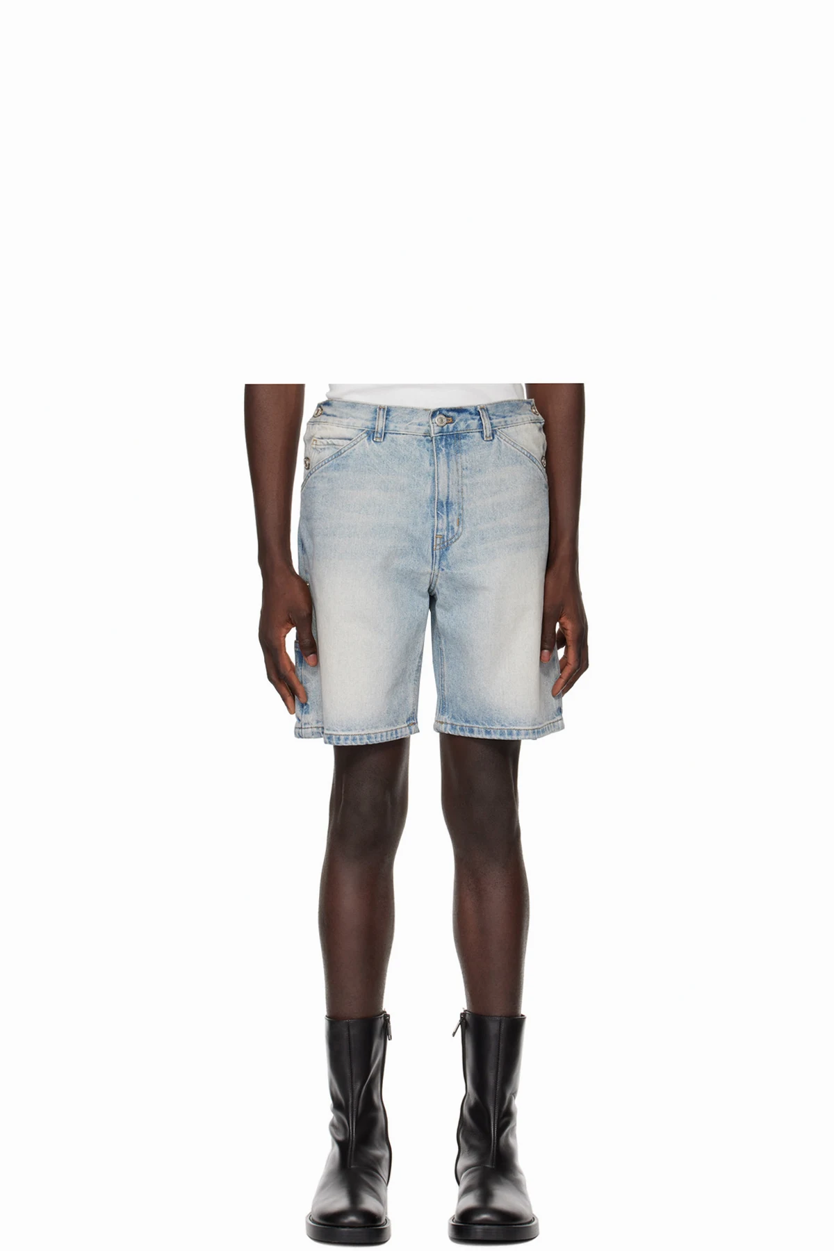 Blue Sailor Denim Shorts