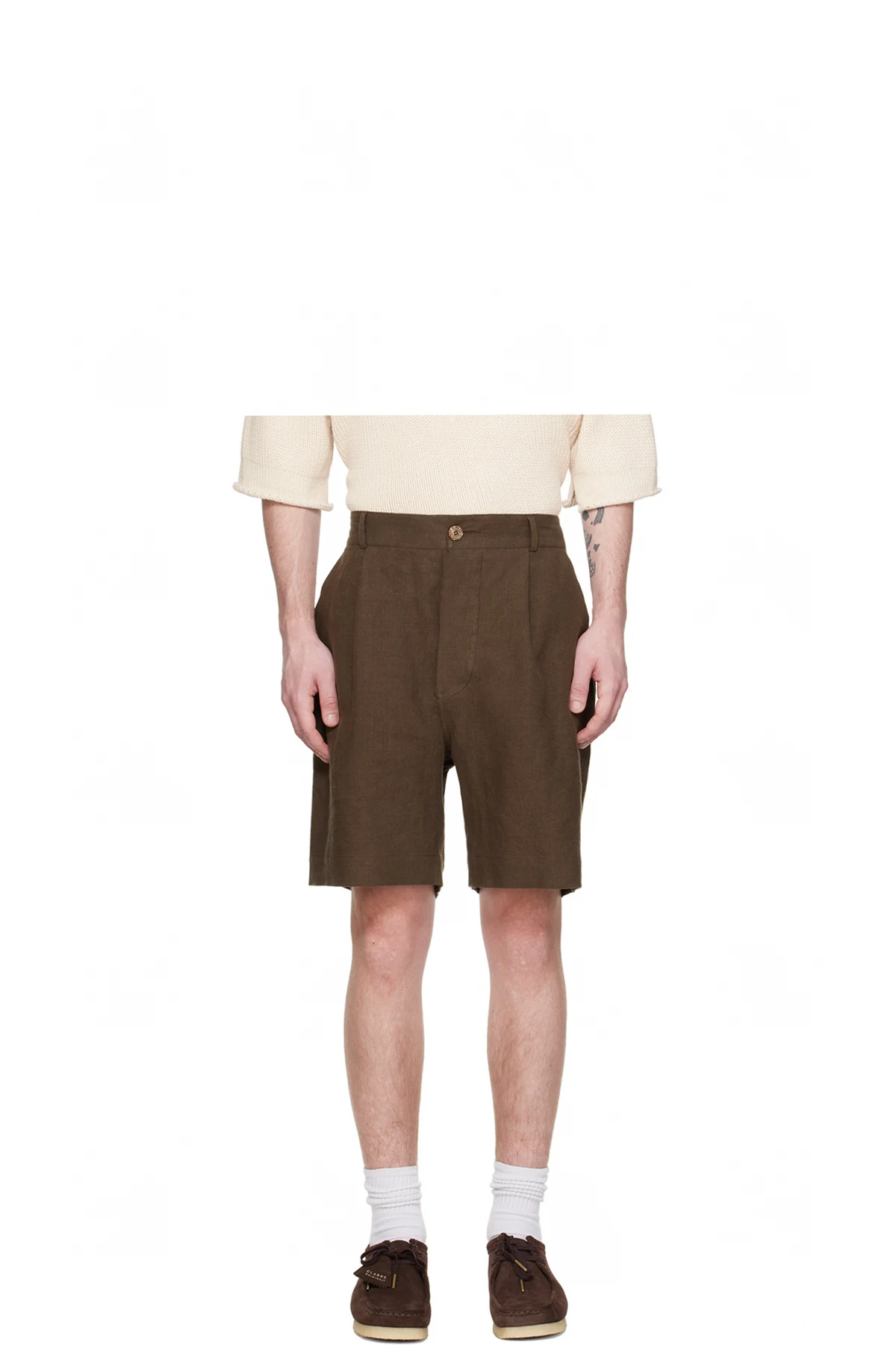 Brown Bini Shorts