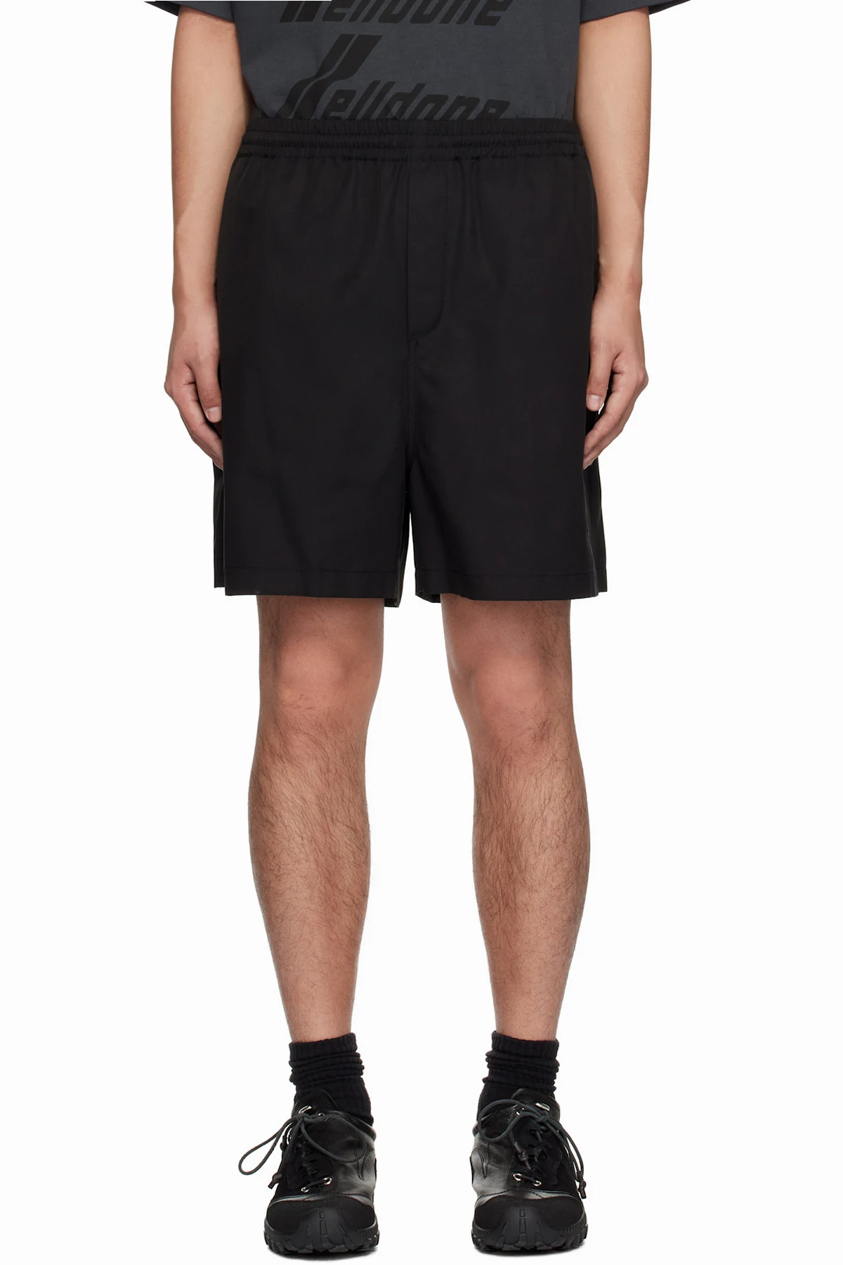 Black Track Shorts