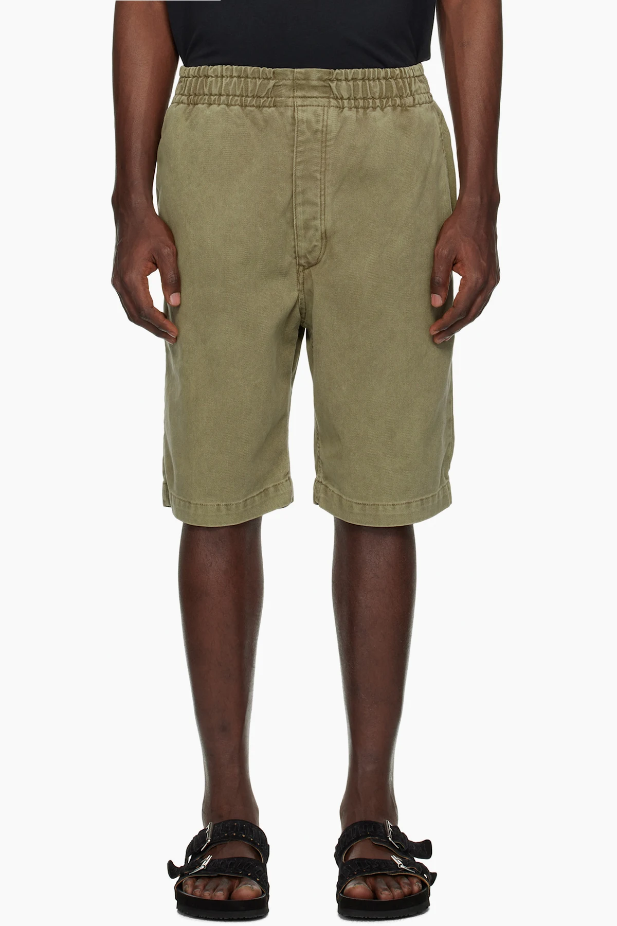 Khaki Tyler Denim Shorts