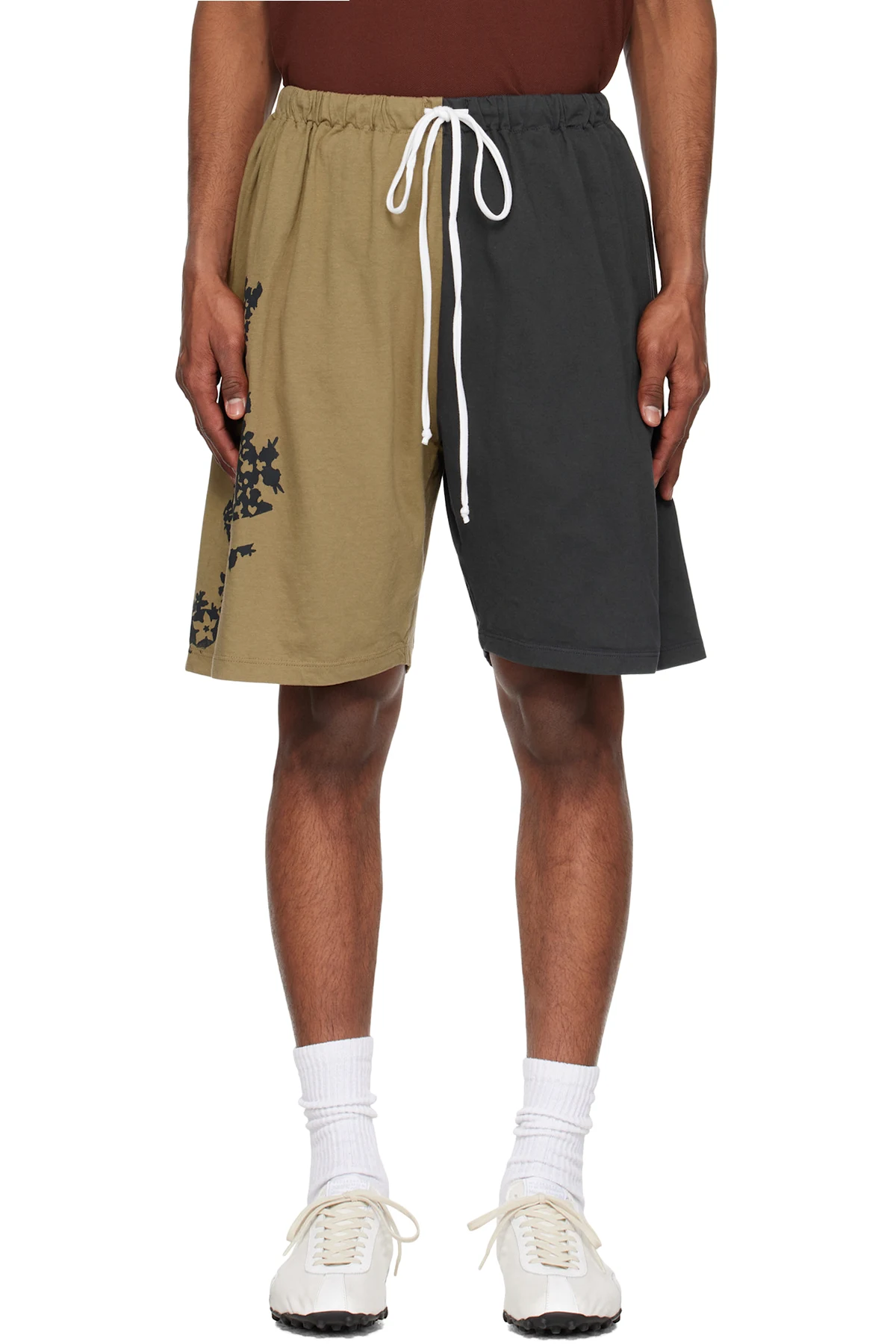 Khaki & Black Gift Shorts