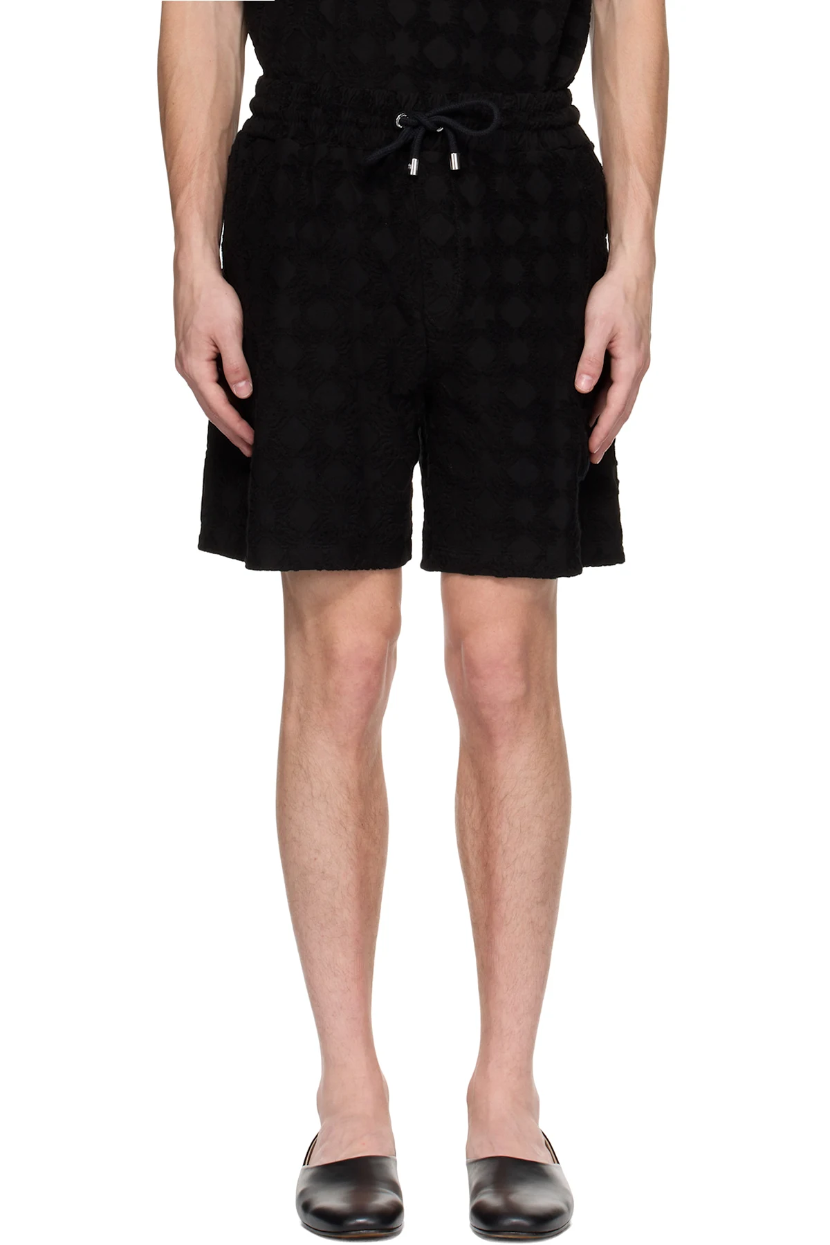 Black MA Quad Toweling Shorts