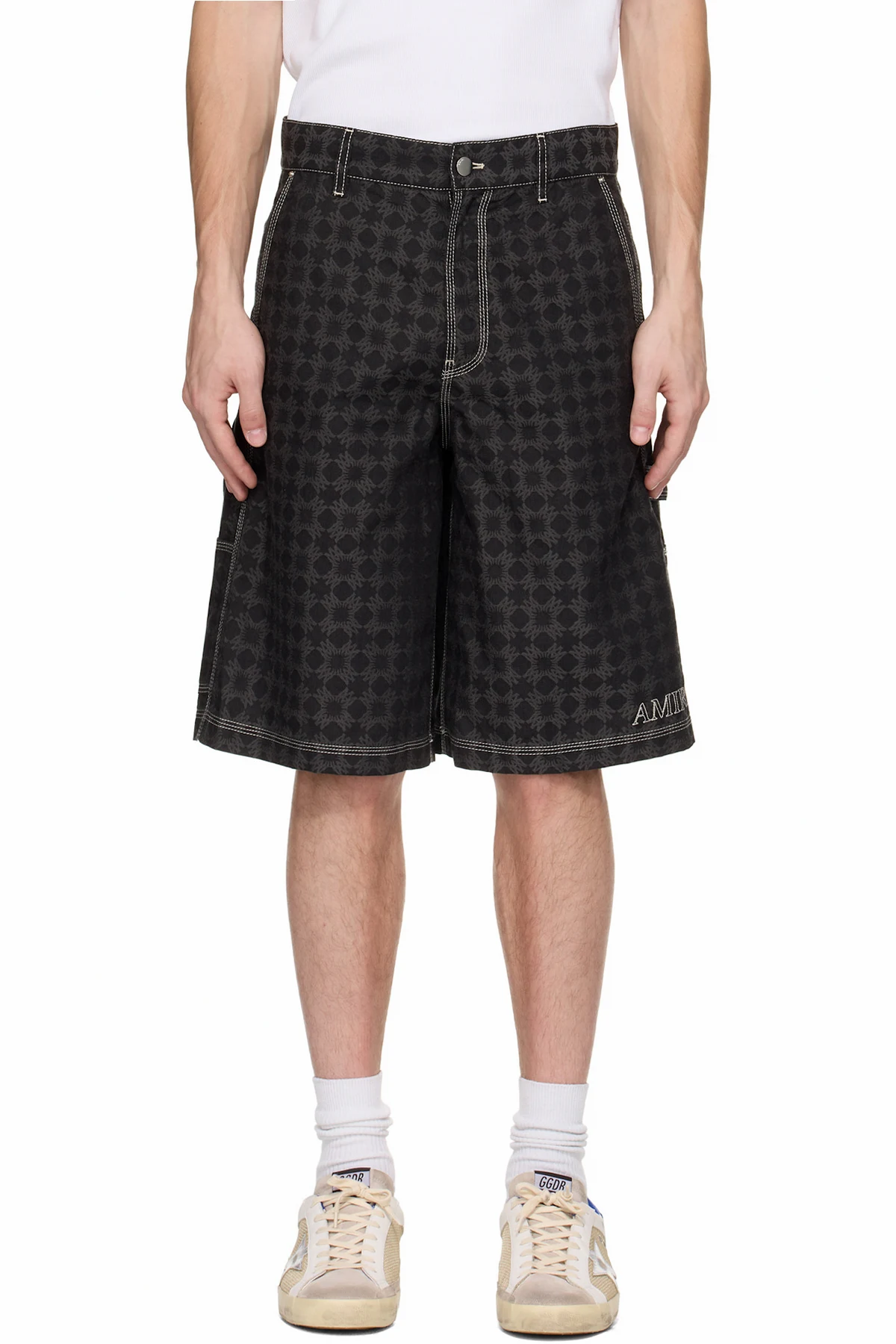 Black MA Quad Work Shorts