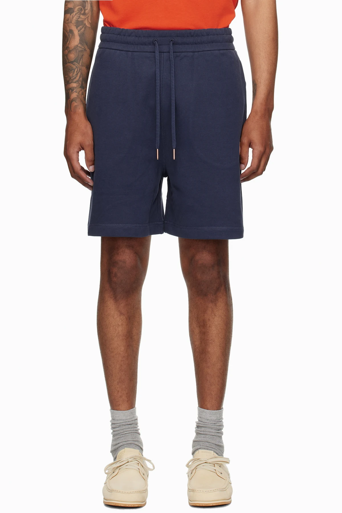 Moncler x Gilga Farm Navy Drawstring Shorts