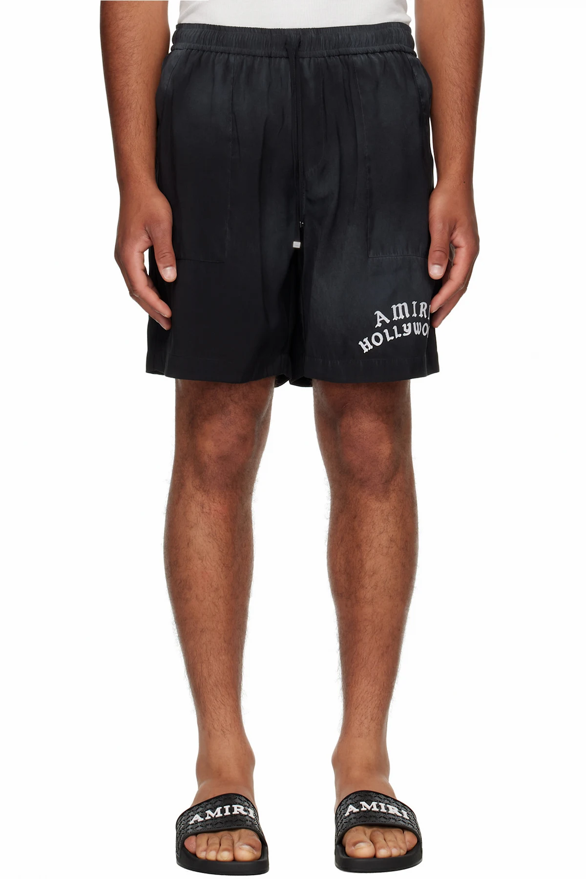 Black 'AMIRI Hollywood' Shorts
