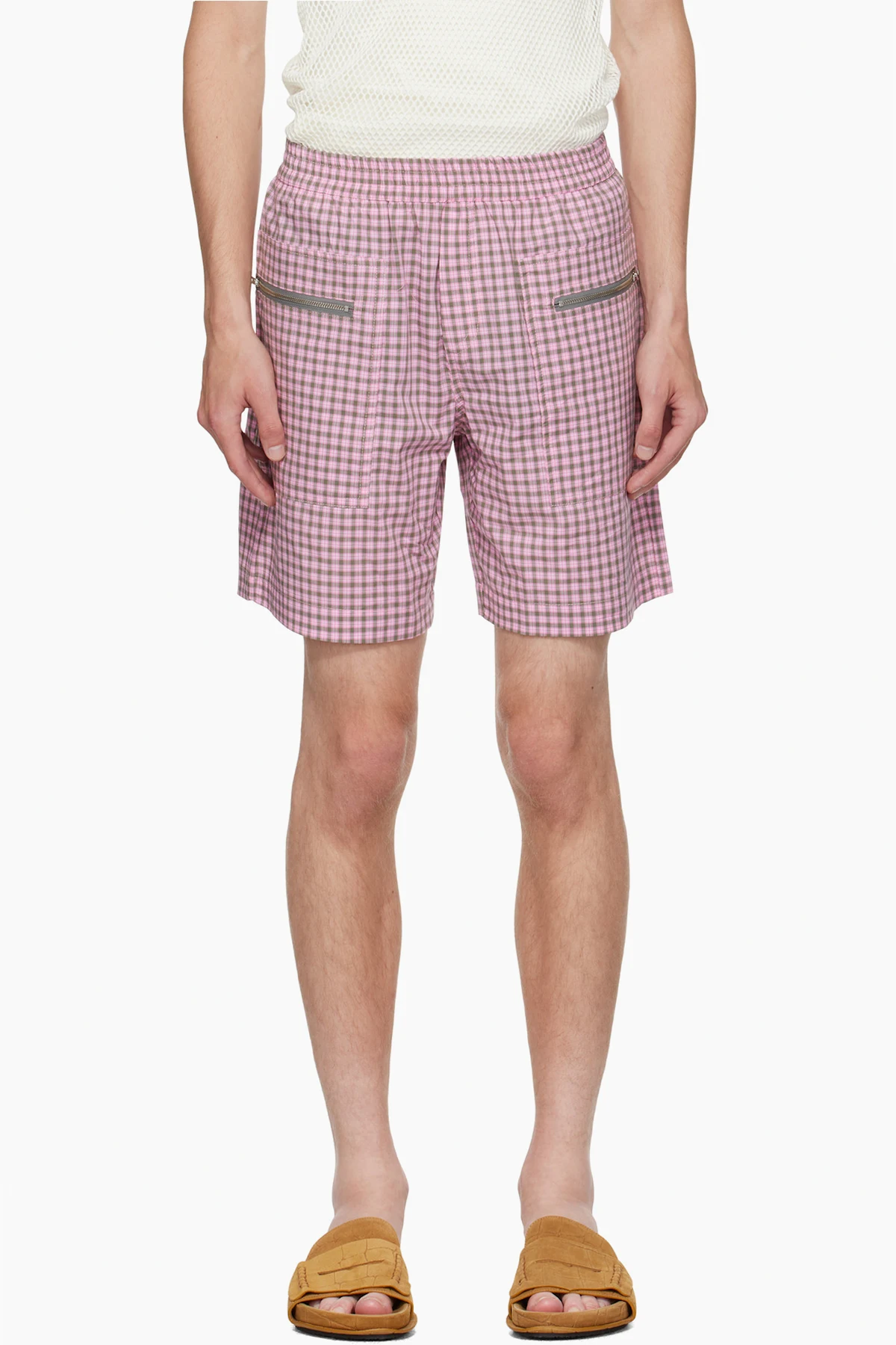 Pink & Green Quique Shorts