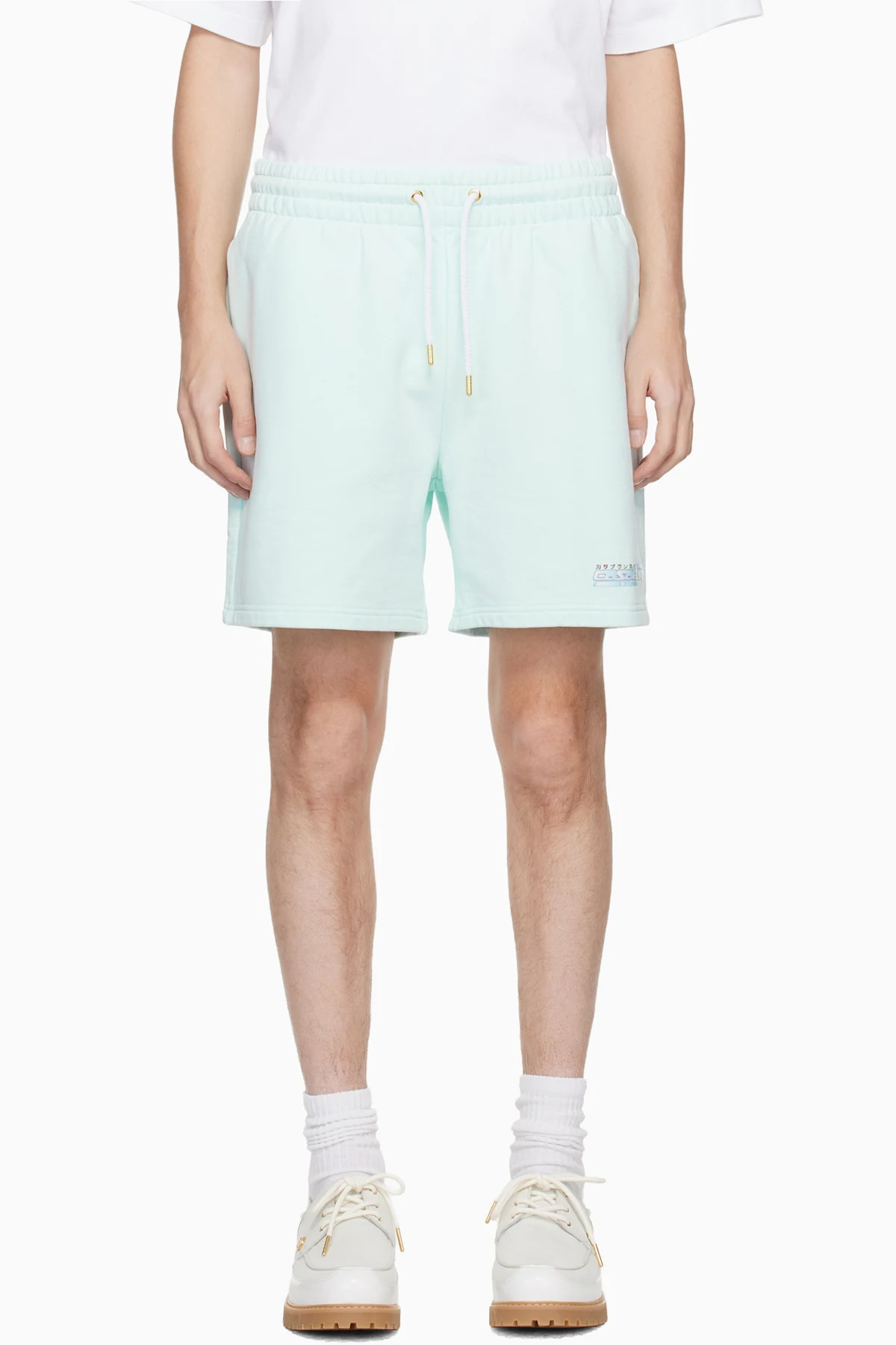 Blue Manga Tennis Ball Sweat Shorts