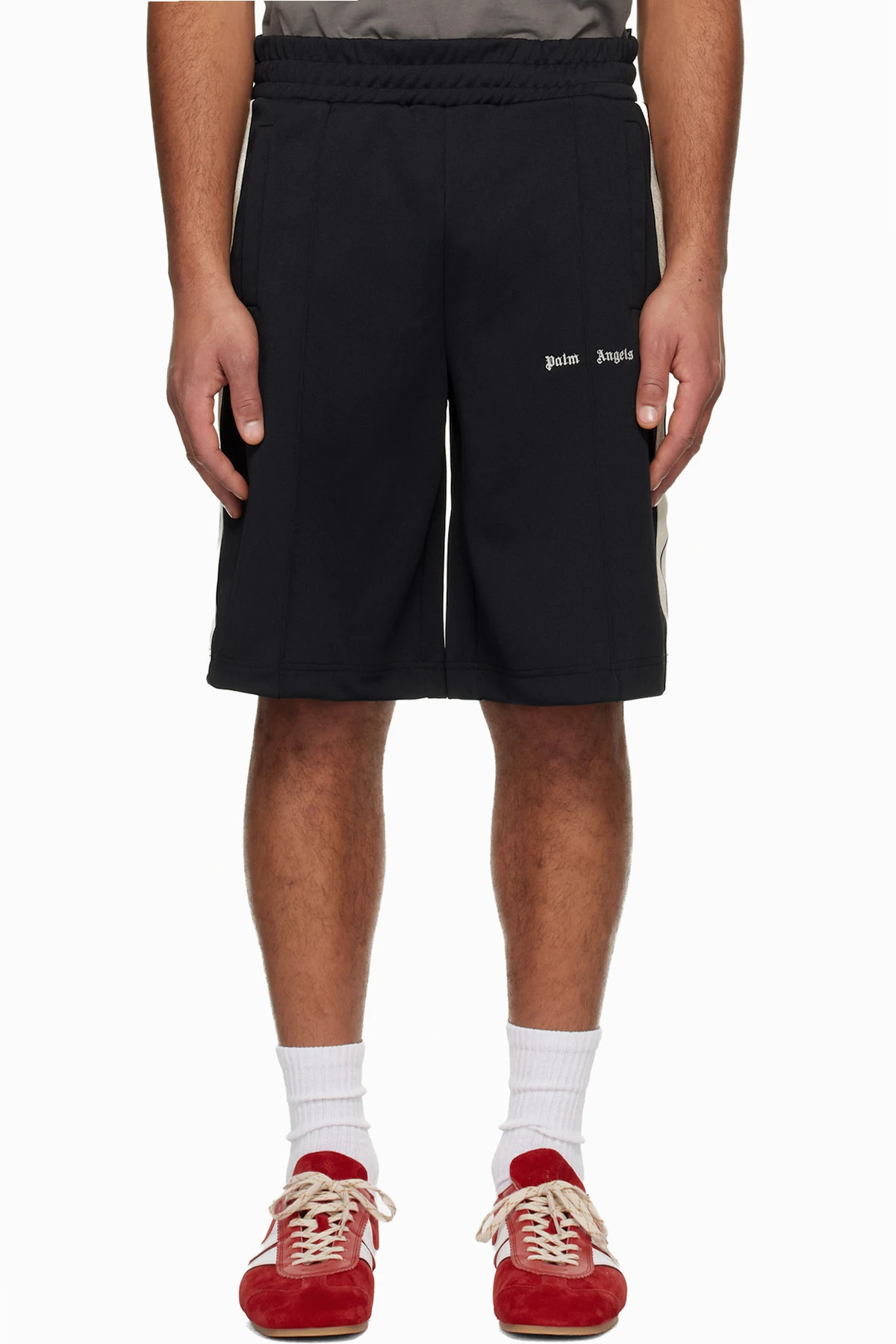 Black Classic Logo Track Shorts
