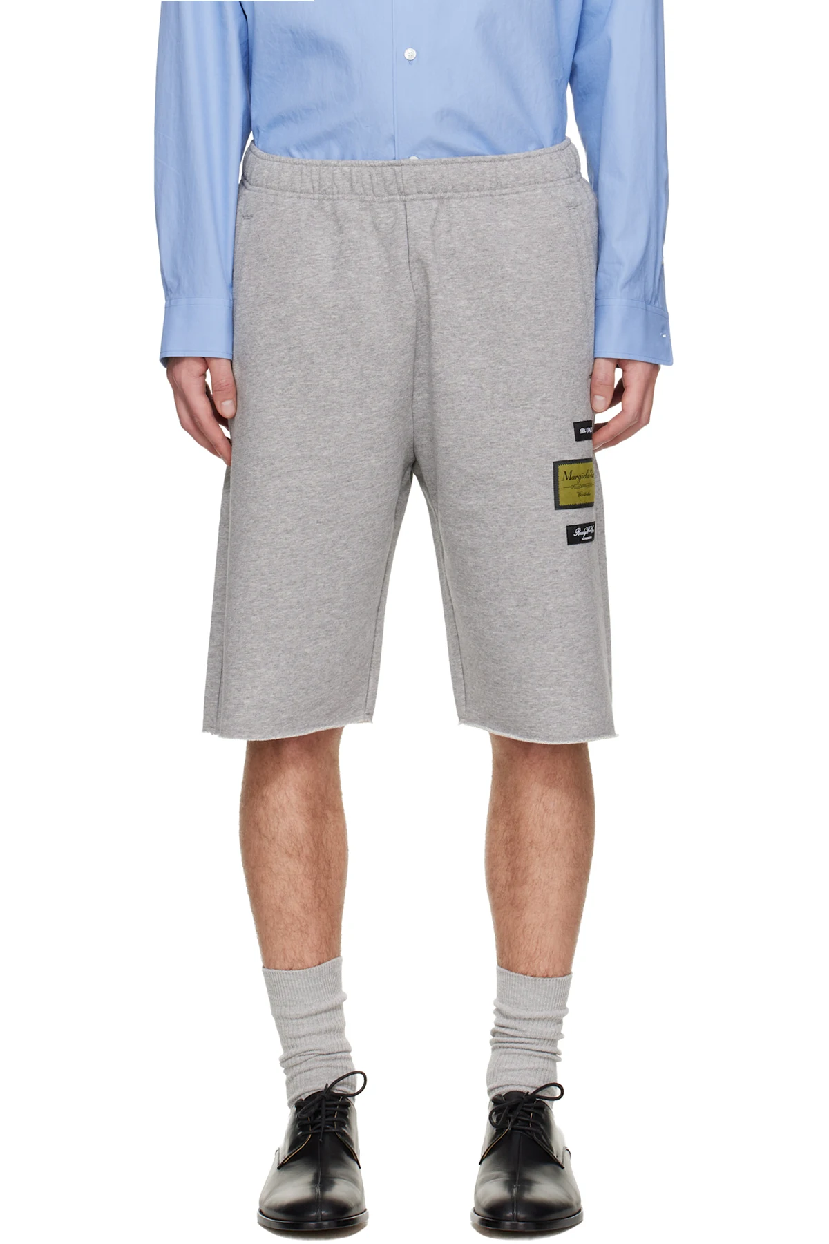 Gray Logo Patch Shorts