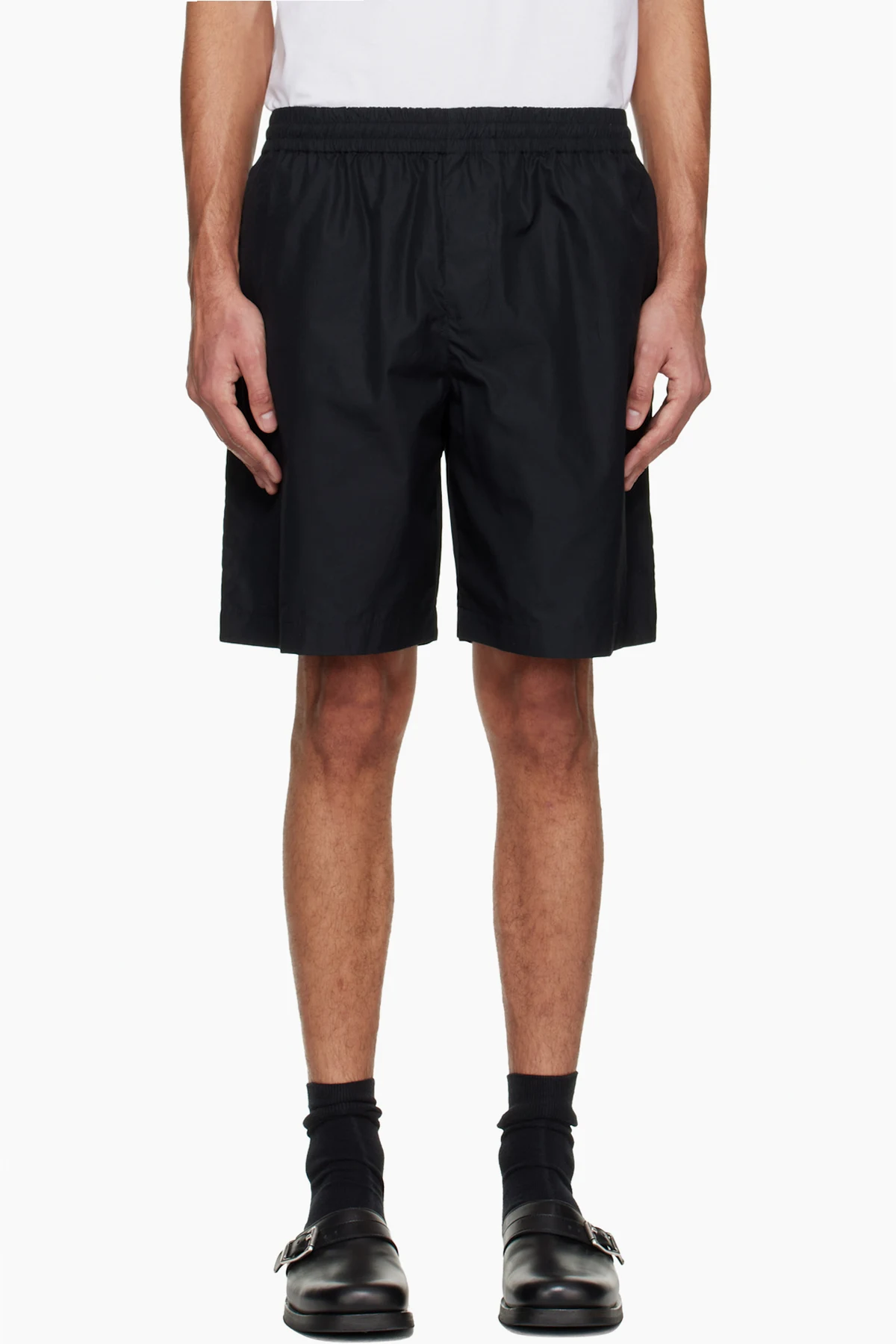 Black Organic Cotton Shorts