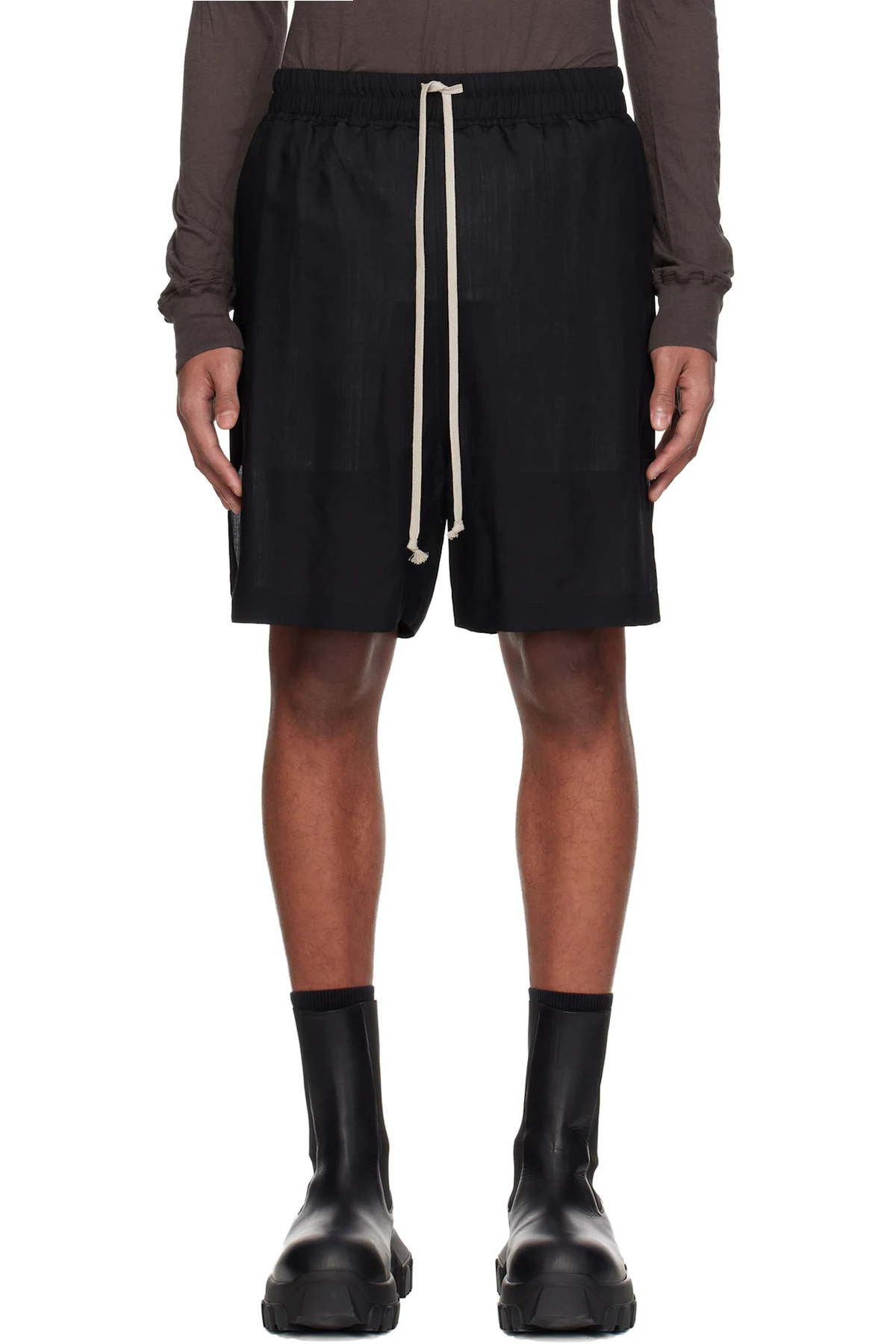 Black Temple Boxer Shorts