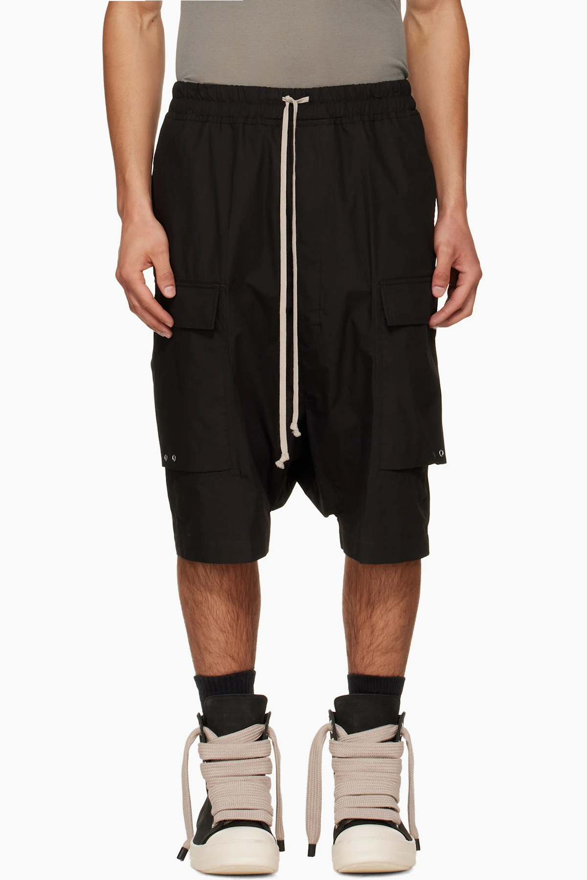 Black Temple Pods Cargo Shorts