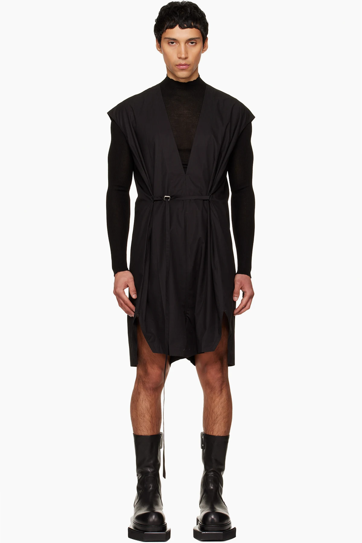 Black Temple SL Short Jumpsuit