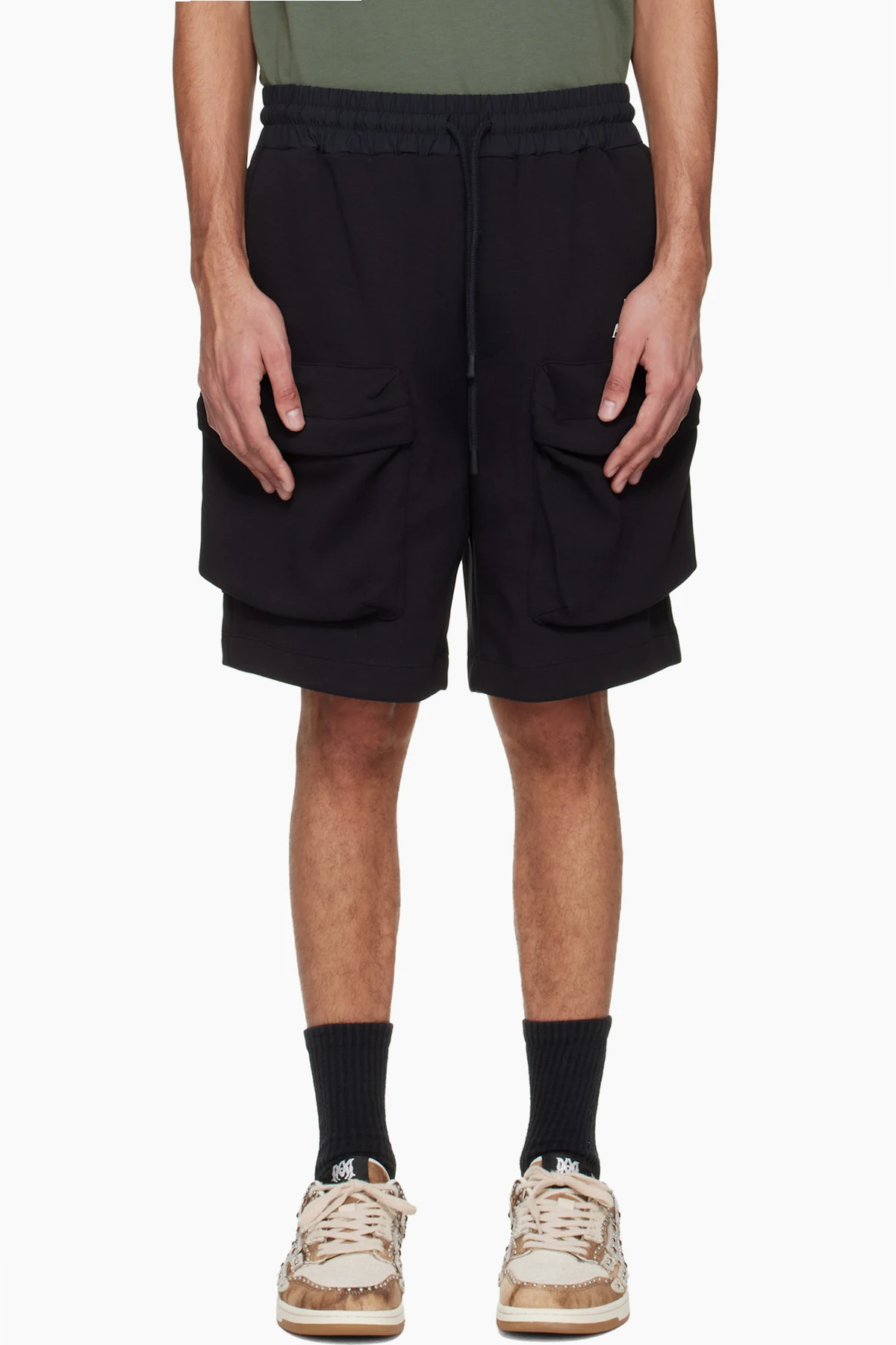 Black MA Cargo Shorts