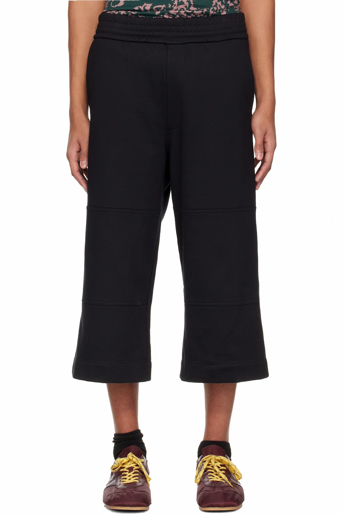 Black Loose Cotton Shorts