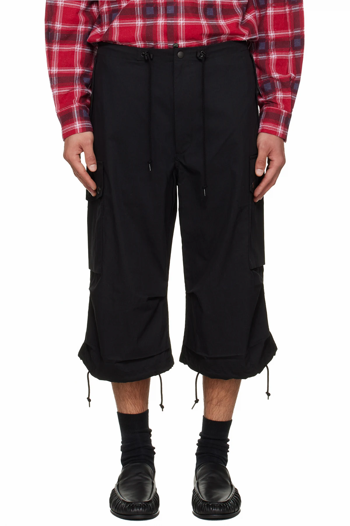 Black Field Cargo Shorts