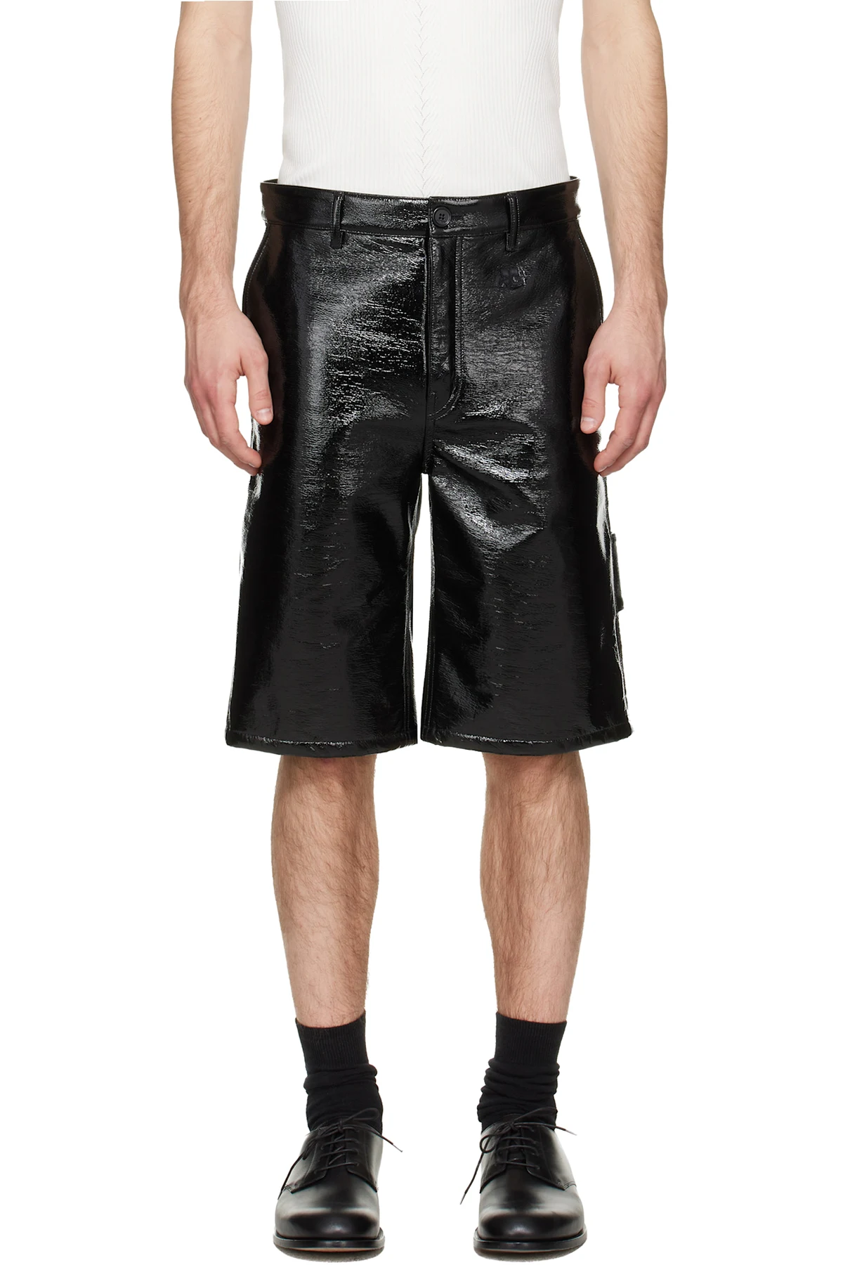 Black Hammer Vinyl Shorts