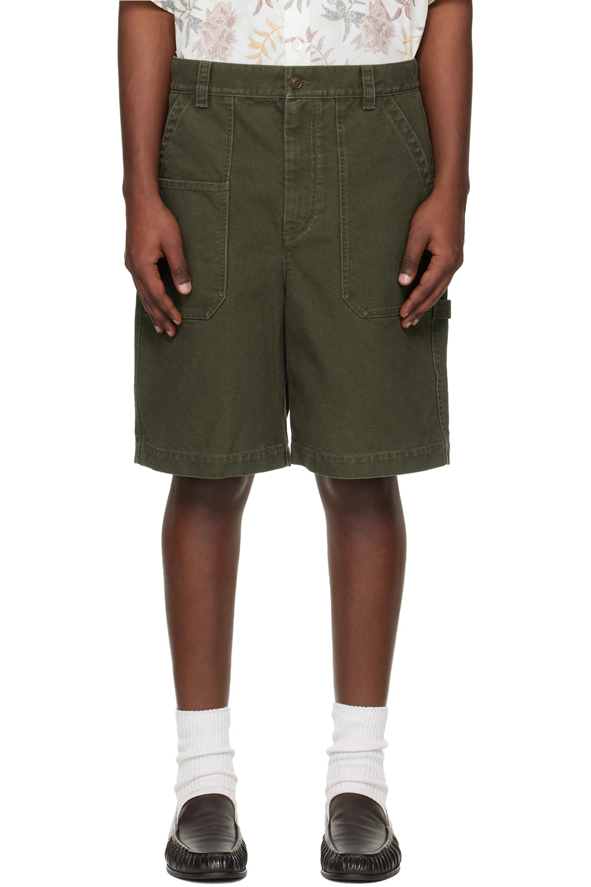 Khaki Akyle Shorts
