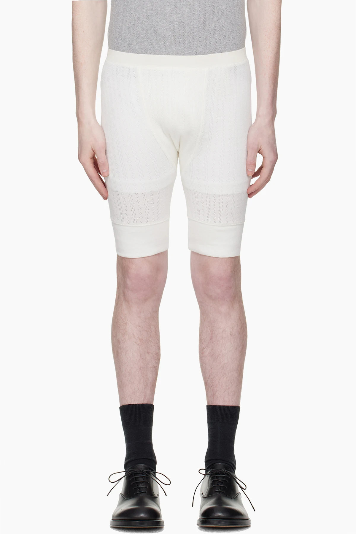 Off-White Pointelle Shorts