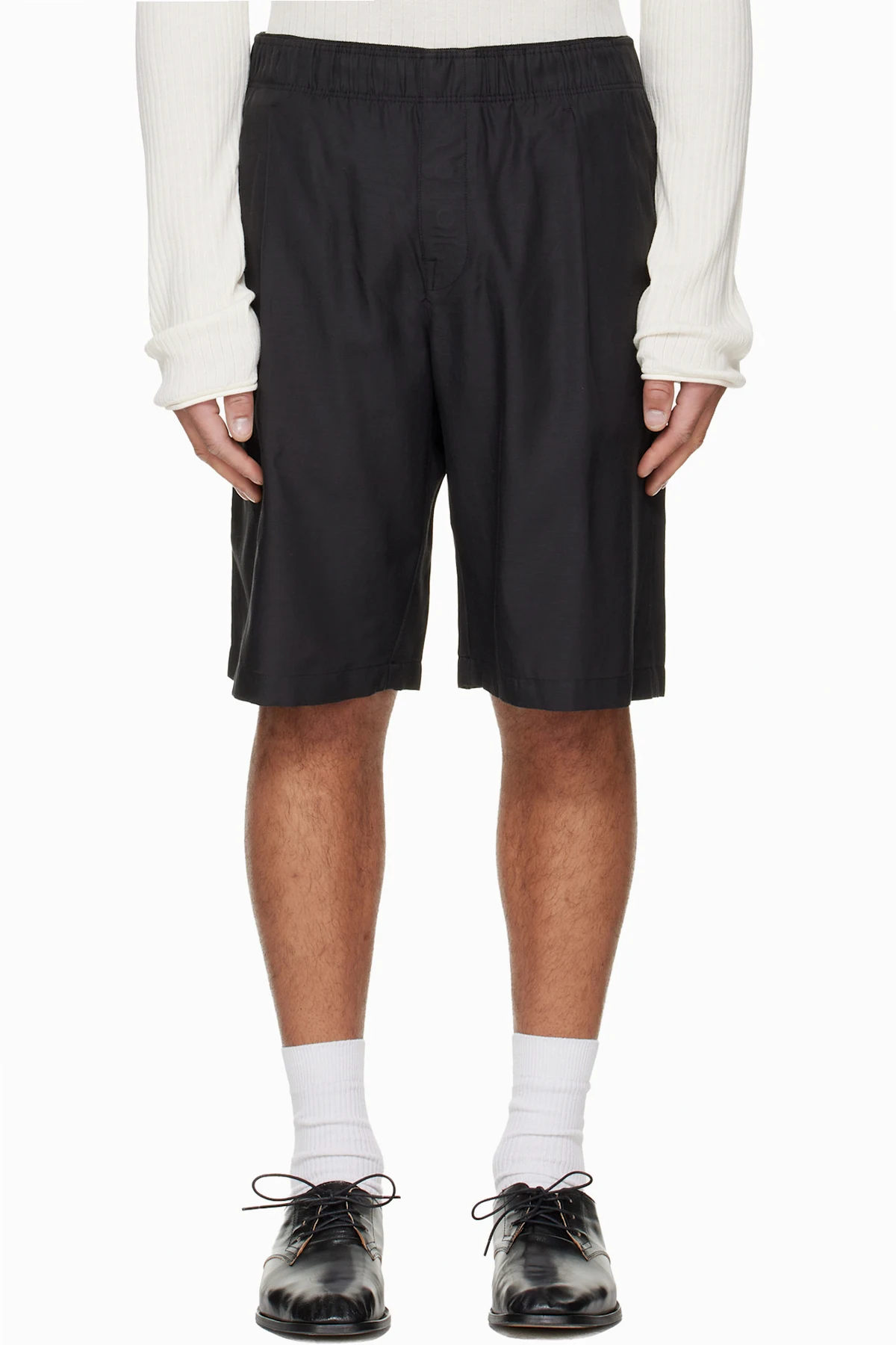 Black Leisure Shorts