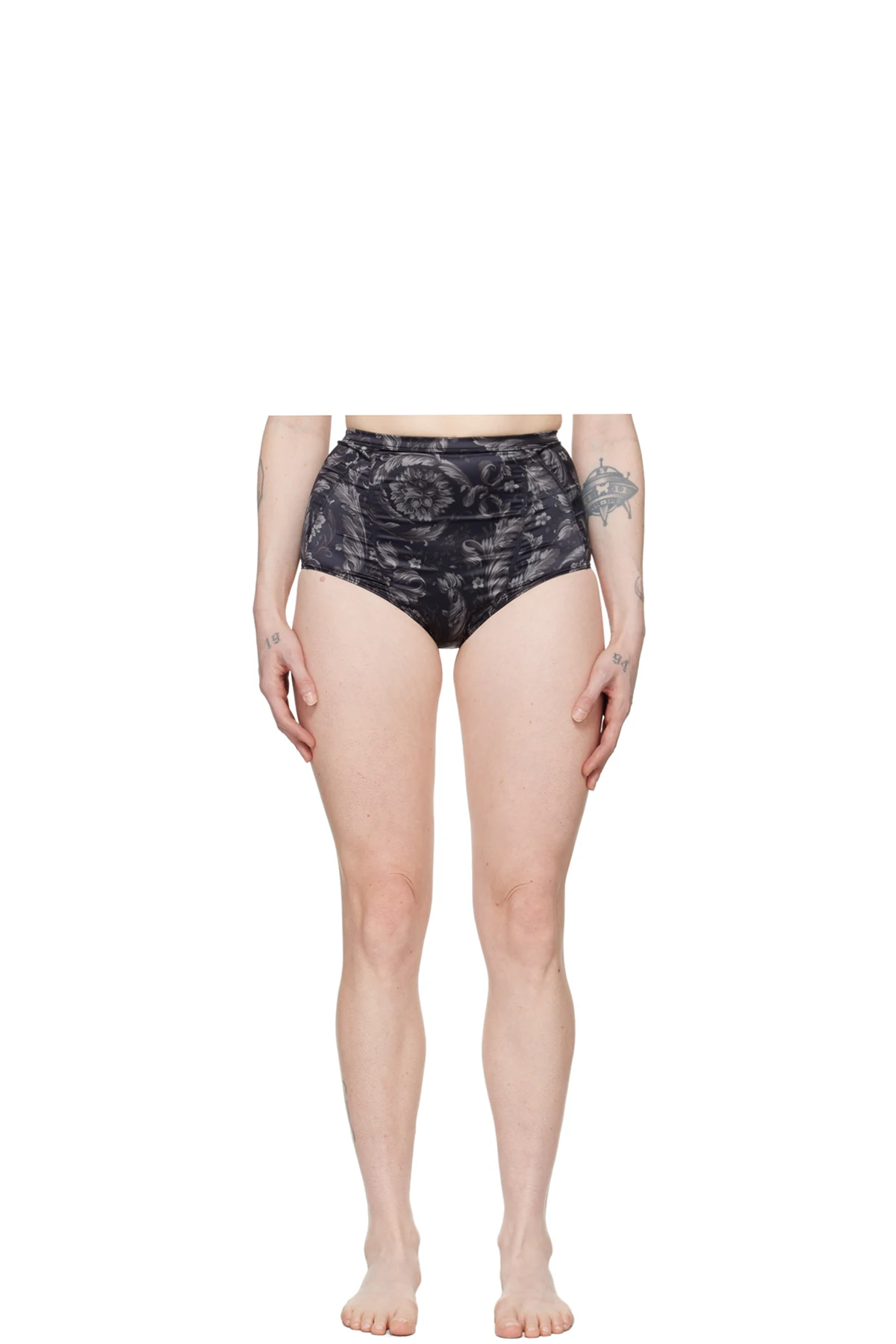 Black Barocco Briefs