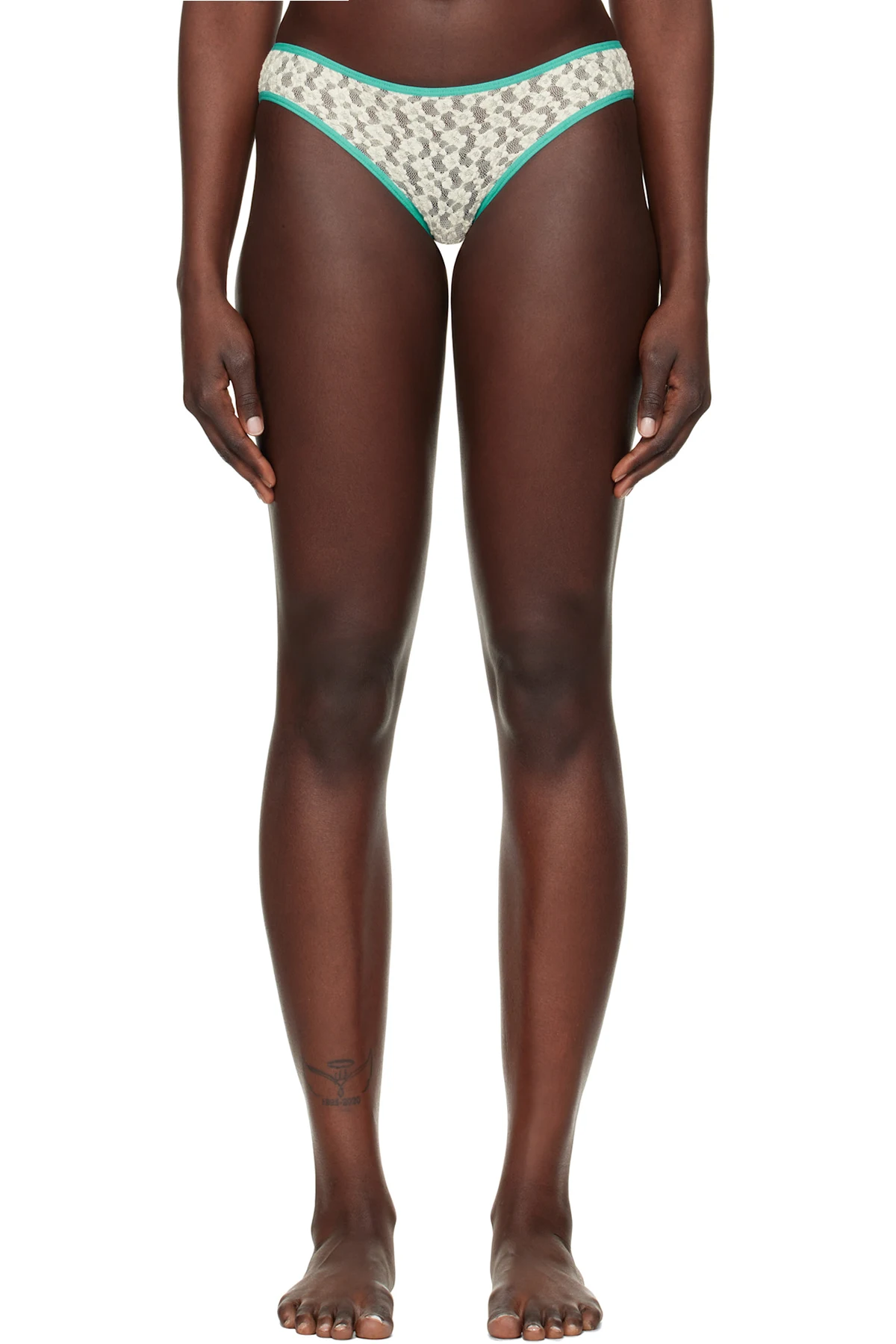 Off-White & Blue Musial Briefs