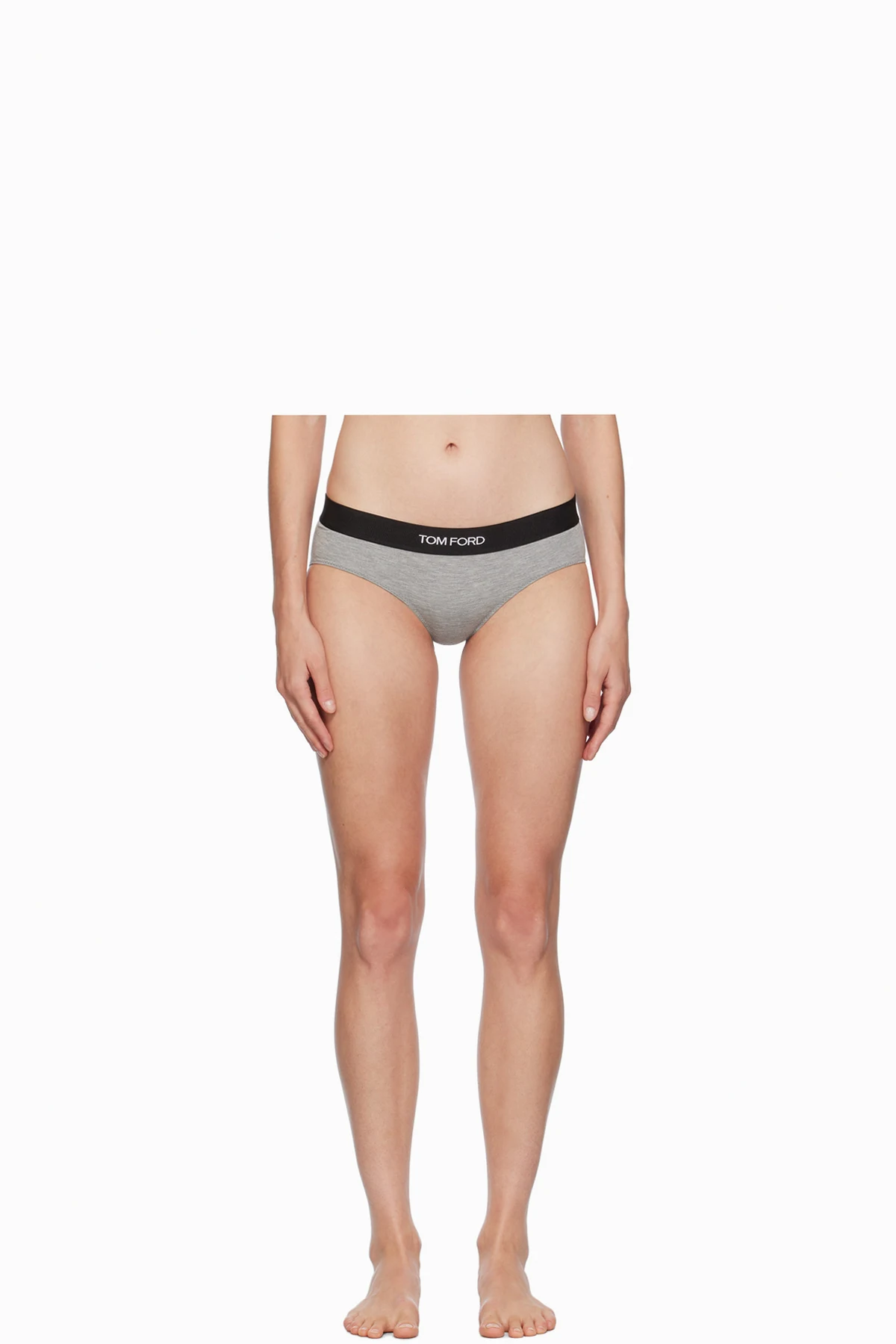 Gray Modal Signature Boy Short Briefs
