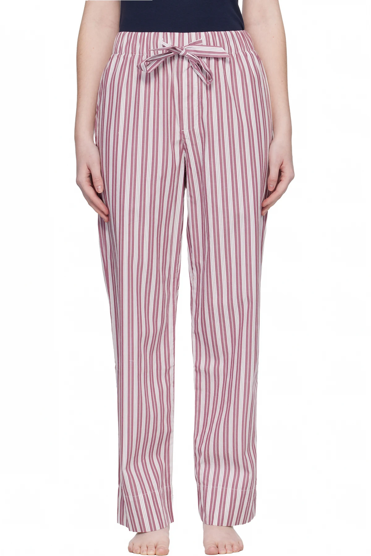 Pink & Off-White Poplin Pyjama Pants