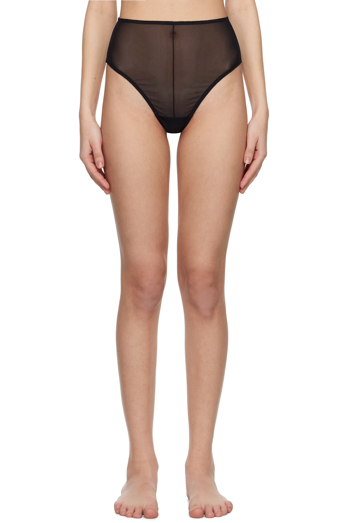 Black Léger High Waist Briefs