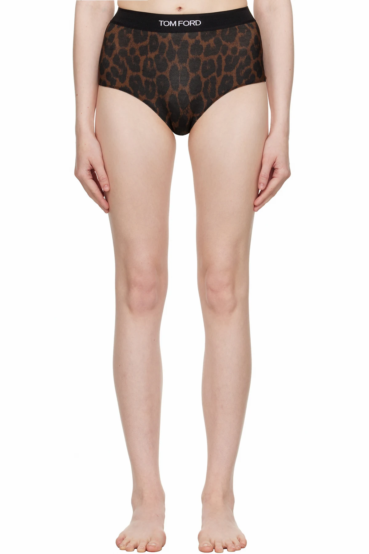 Brown Leopard Modal Signature Briefs